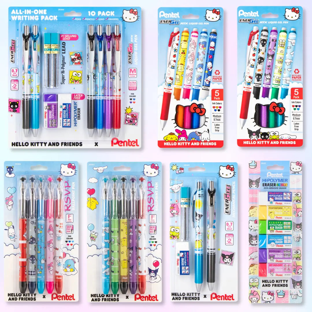 Hello Kitty® and Friends x Pentel Limited Edition Collector's
