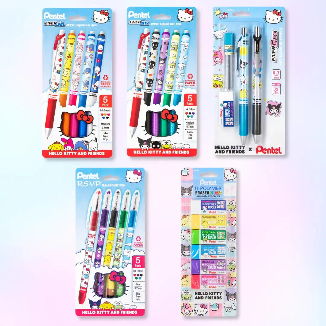 Hello Kitty® and Friends x Pentel Favorites Bundle – Pentel of