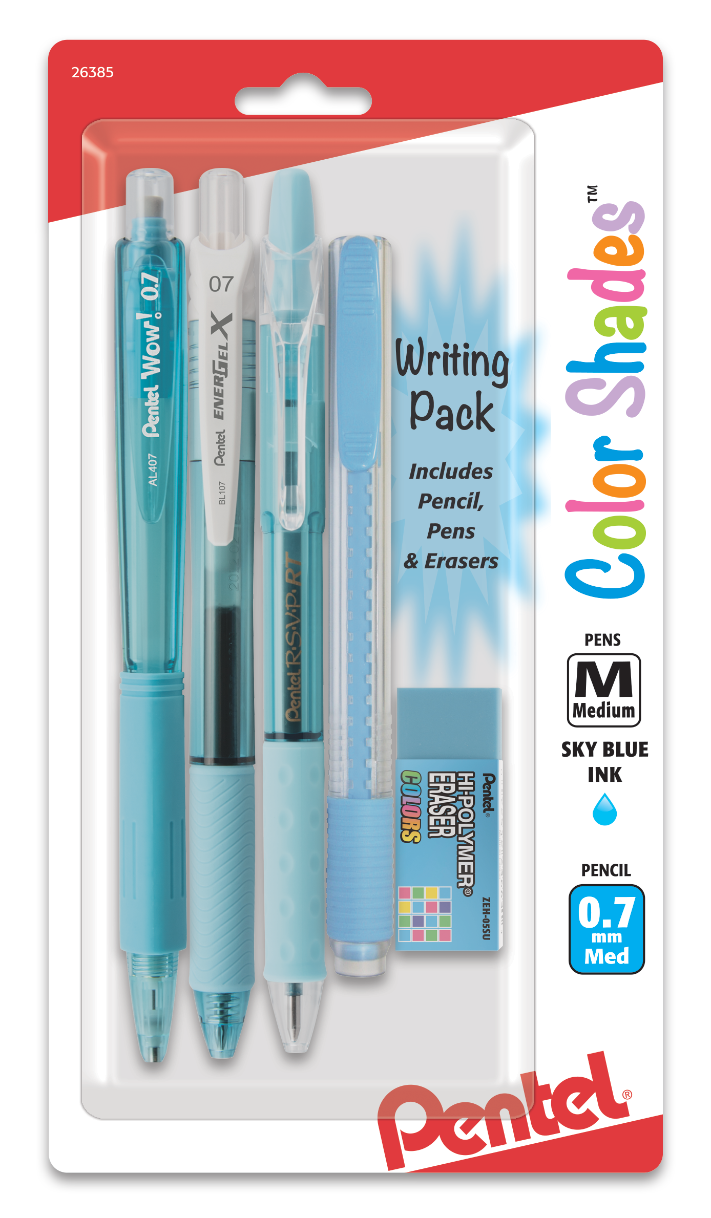 Color Shades Writing Pack - Sky Blue