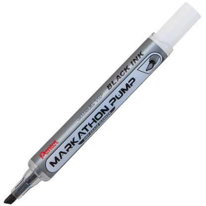 Markathon Pump Dry-Erase Marker, Black Ink, 4-pk