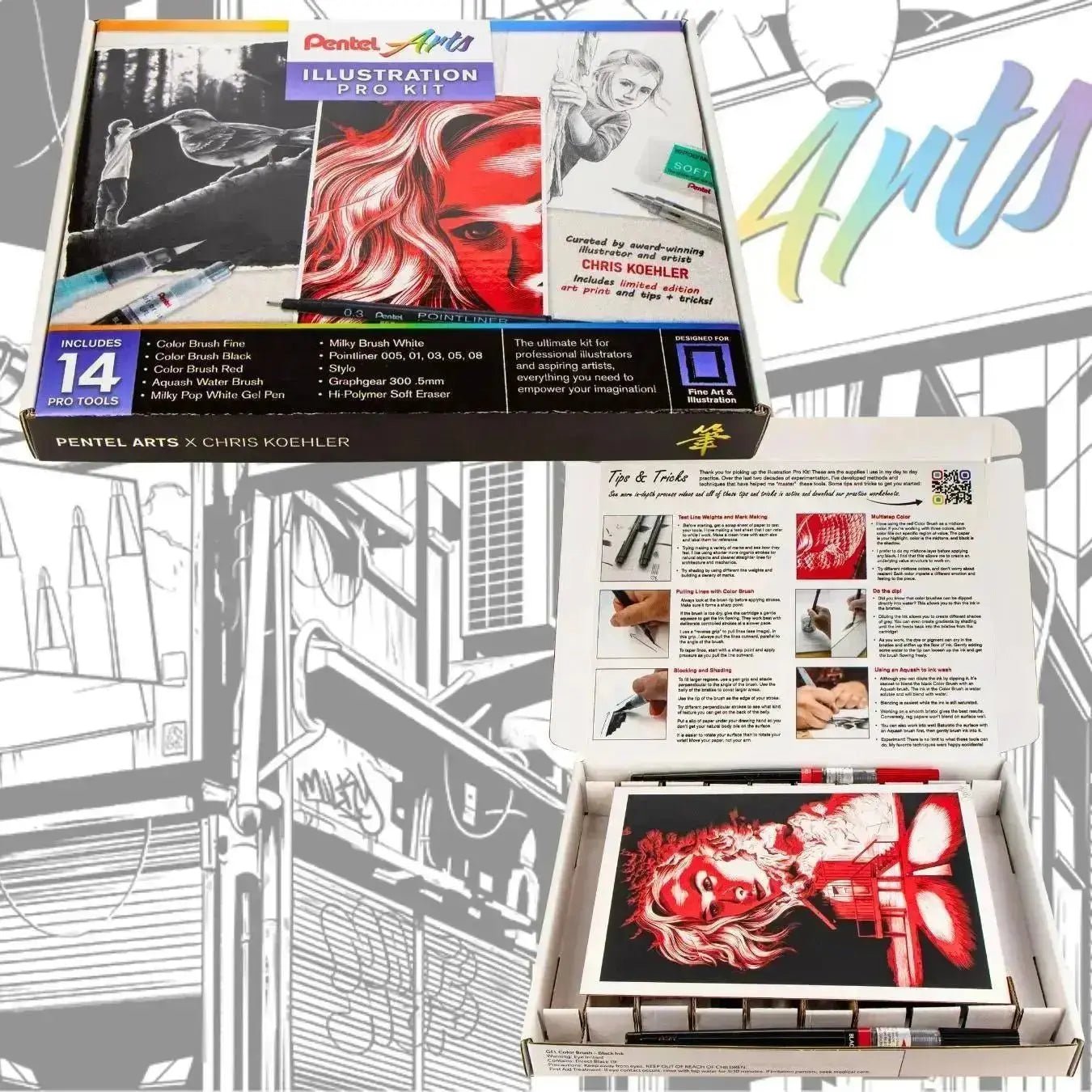 Pentel Arts Pro Kits - Pentel of America, Ltd.