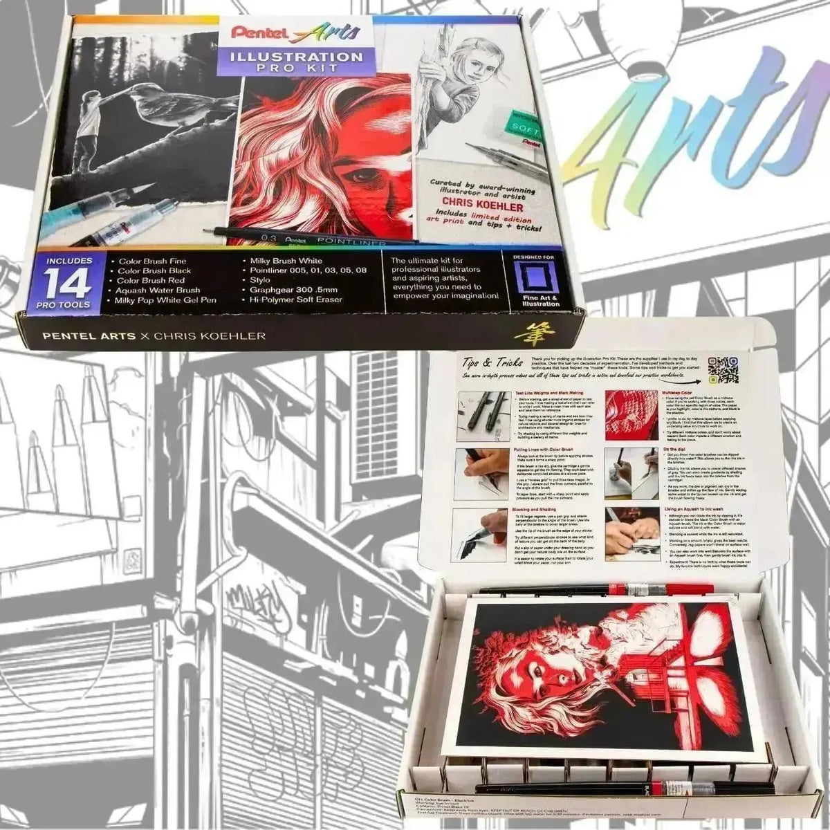 Pentel Arts Pro Kits - Pentel of America, Ltd.