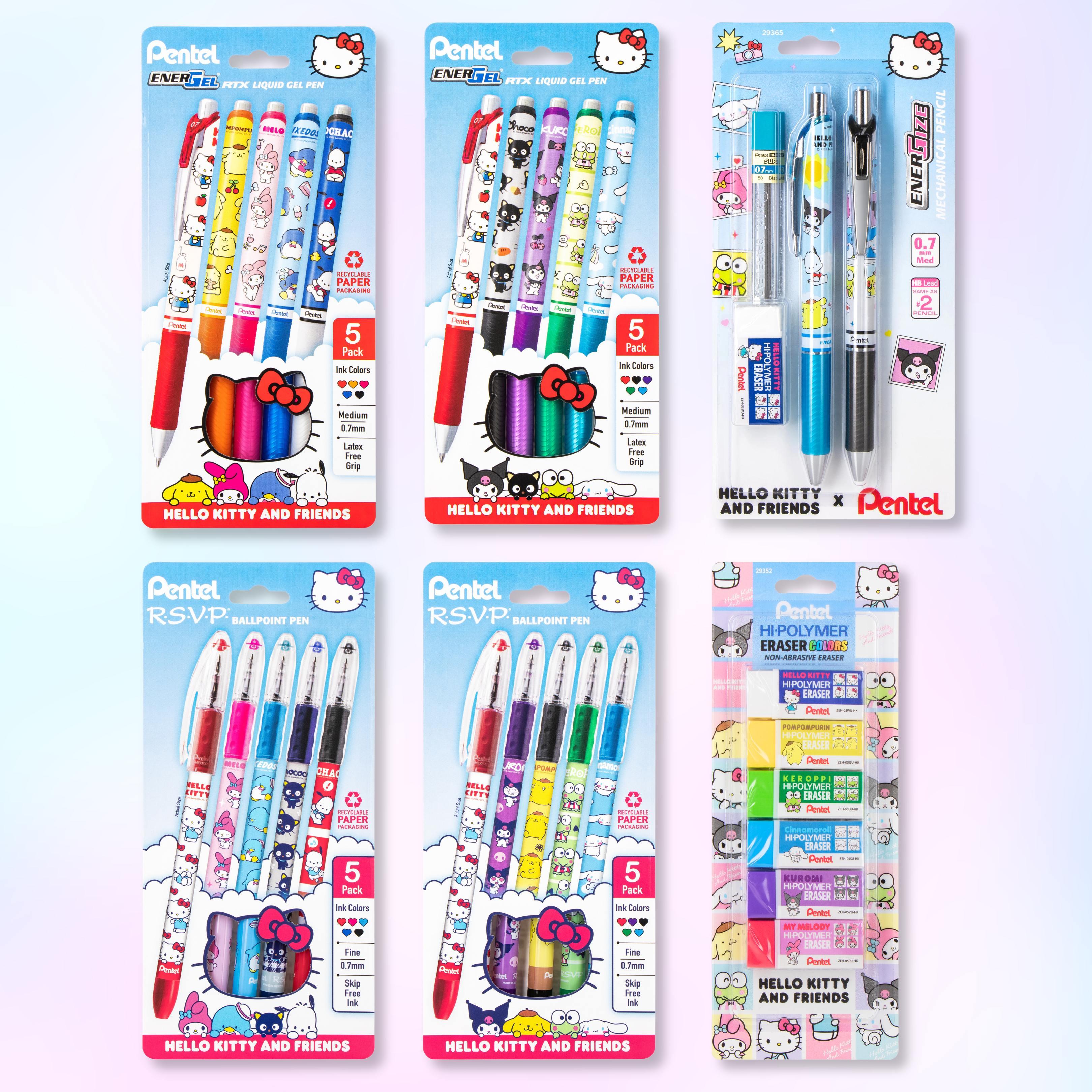 Hello Kitty® and Friends x Pentel Essentials Collector's Bundle