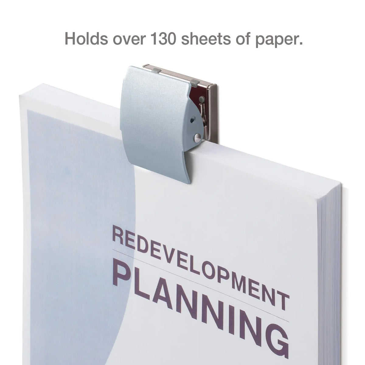 PLUS large extra strong rubber-coated magnet on whiteboard holding papers