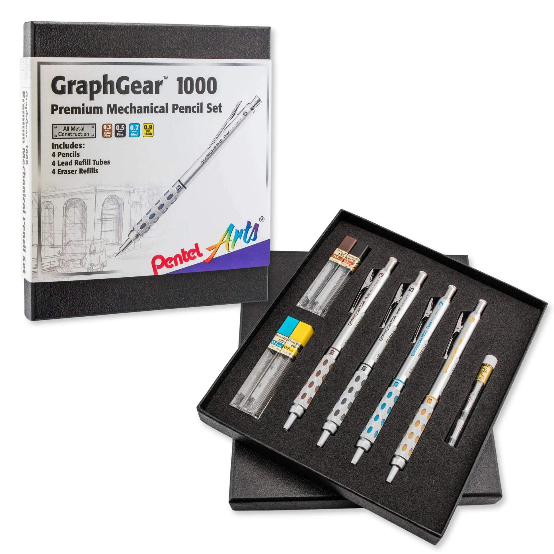 GraphGear 1000 Mechanical Pencil Collectors Set  Pentel of America, Ltd.