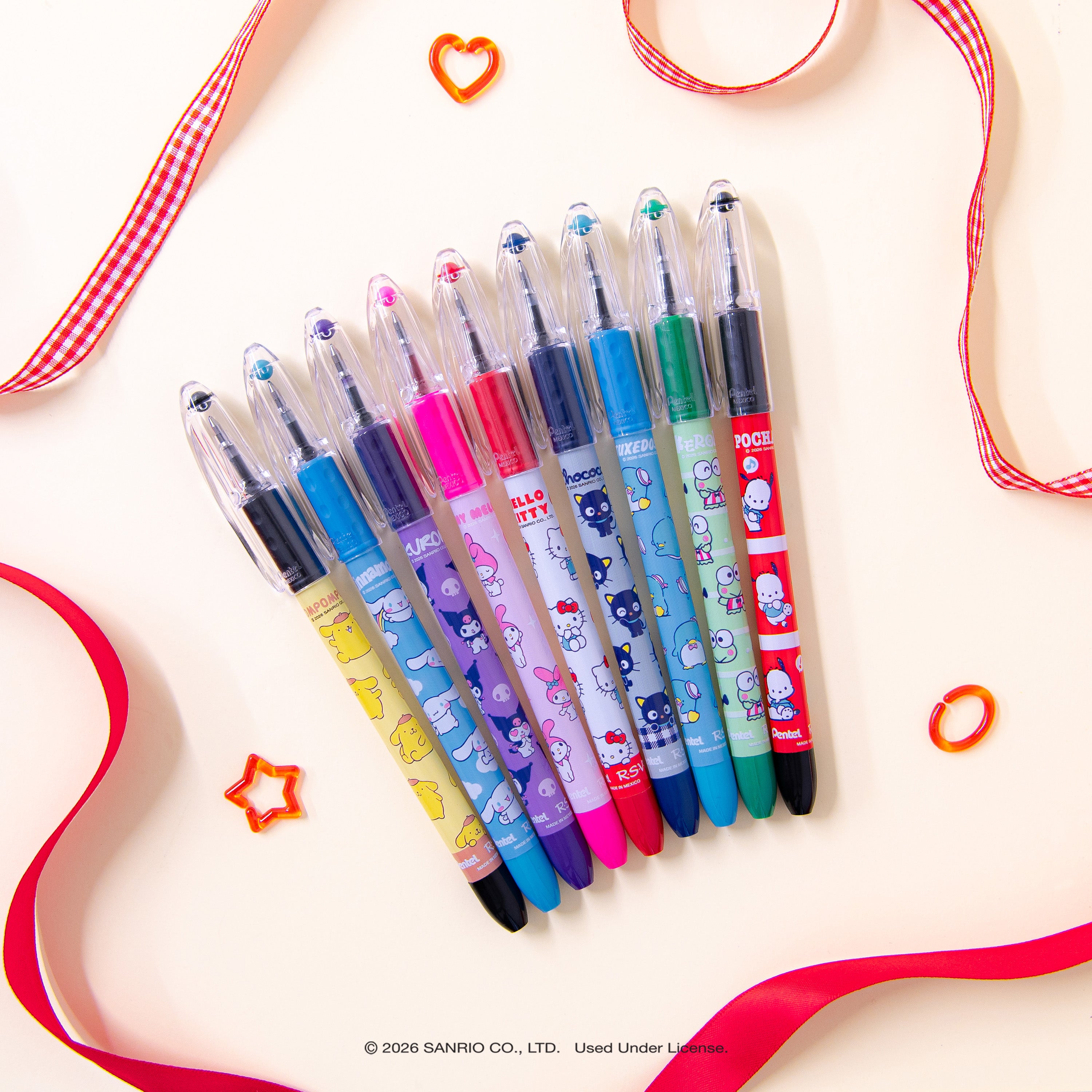 Hello Kitty® and Friends x Pentel Essentials Collector's Bundle