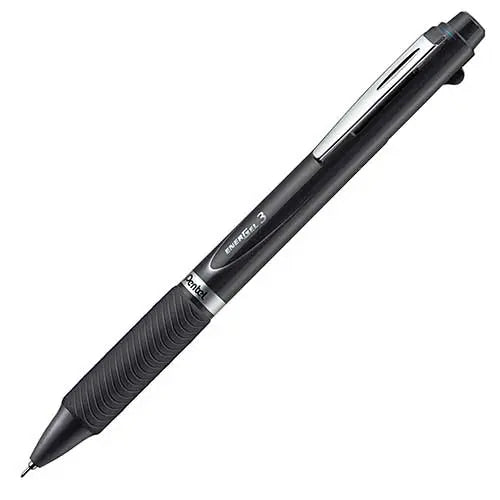 EnerGel 3 Multi - Function, 3 - Ink Gel Pen, (0.5mm) Fine Line, Black/Red/Blue Ink - Pentel of America, Ltd.