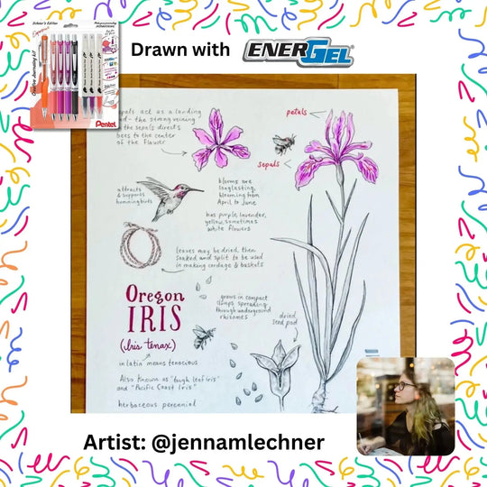 EnerGel Expressions Collector's Bundle - Set of 9 - Pentel of America, Ltd.