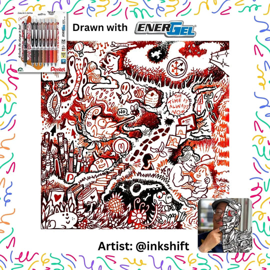 EnerGel Expressions Collector's Bundle - Set of 9 - Pentel of America, Ltd.