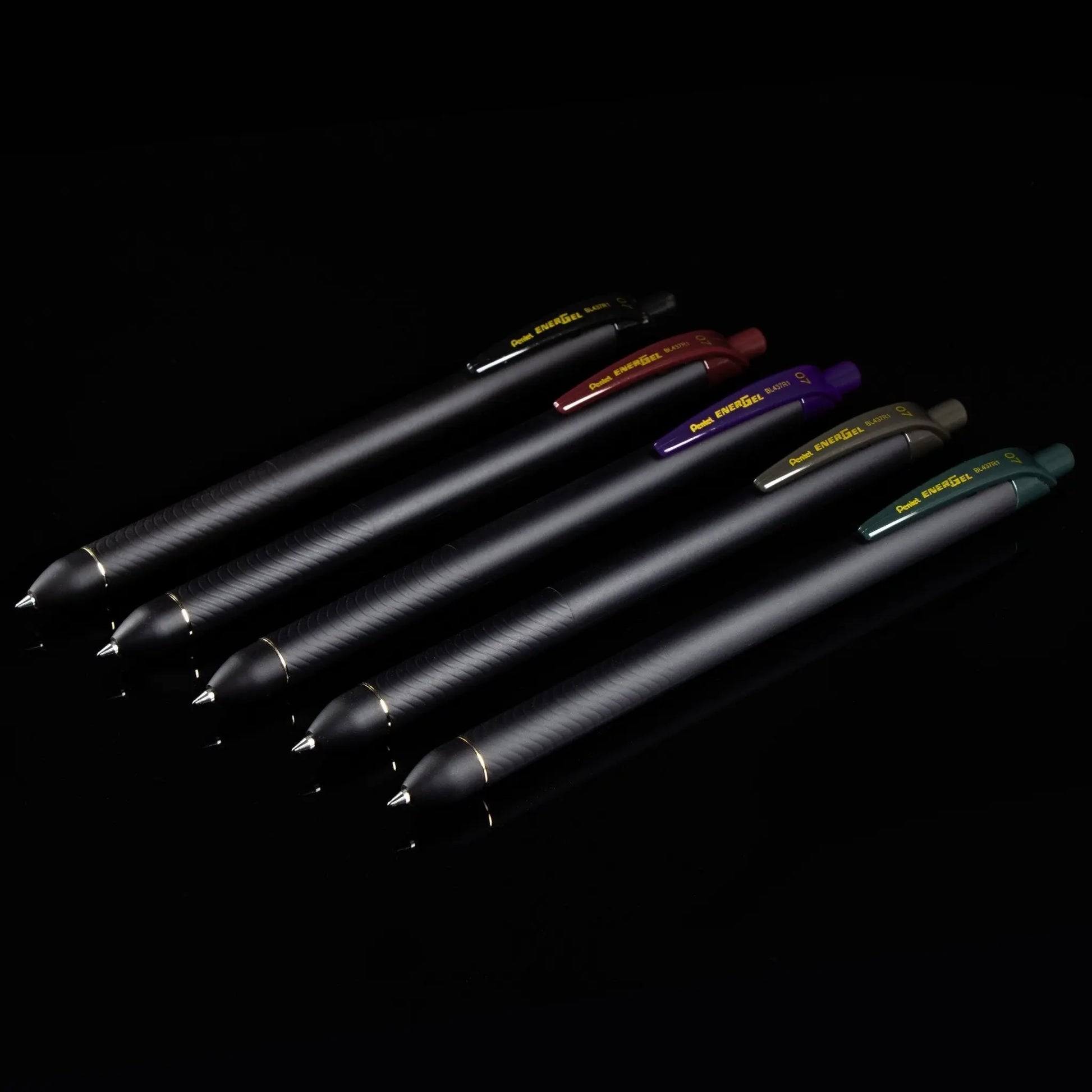 Pentel Blackest Permanent Marker EnerGel Kuro, Shades Of Black