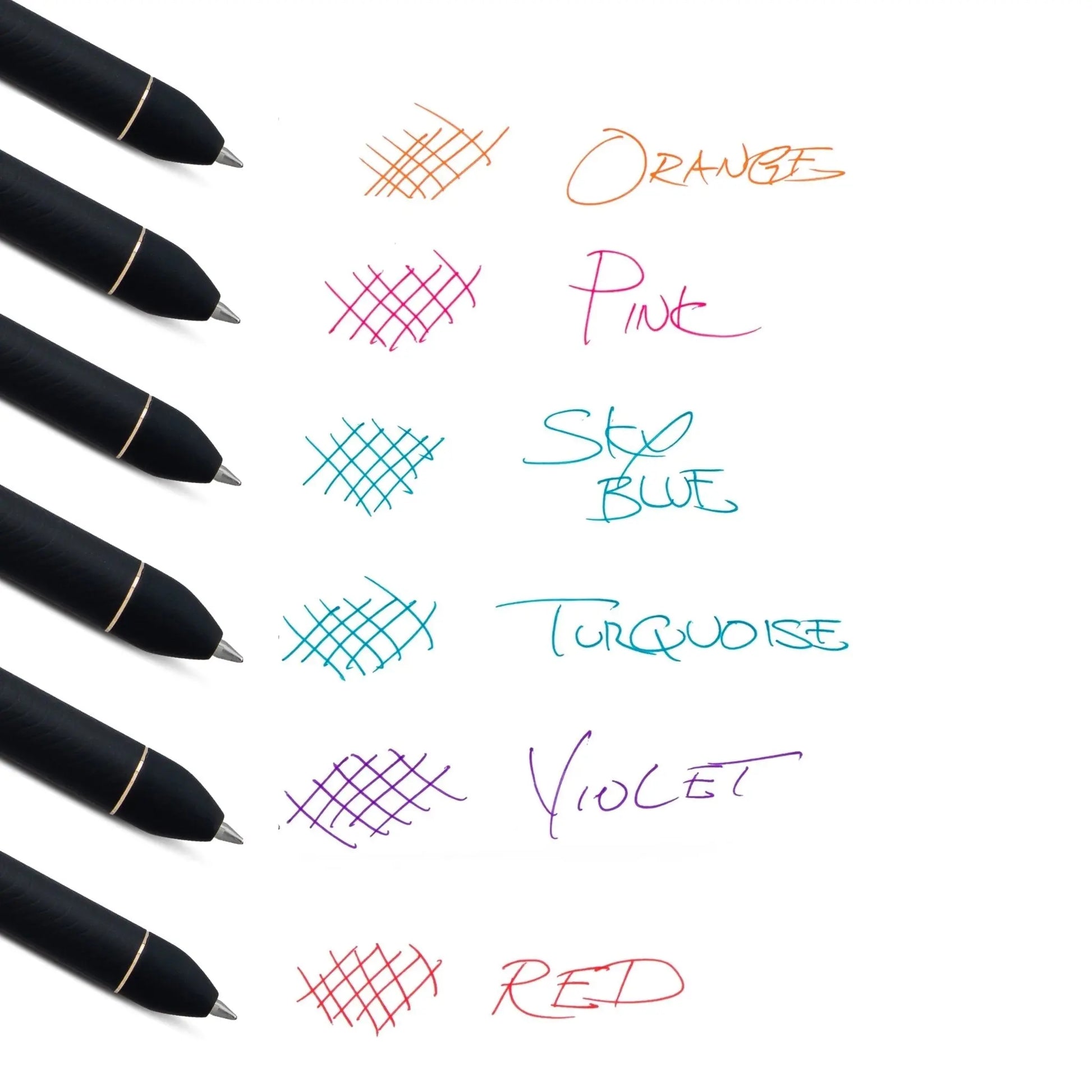 EnerGel Kuro, Shades of Joy, Liquid Gel Pen, 0.7mm, 6 - pk - Pentel of America, Ltd.