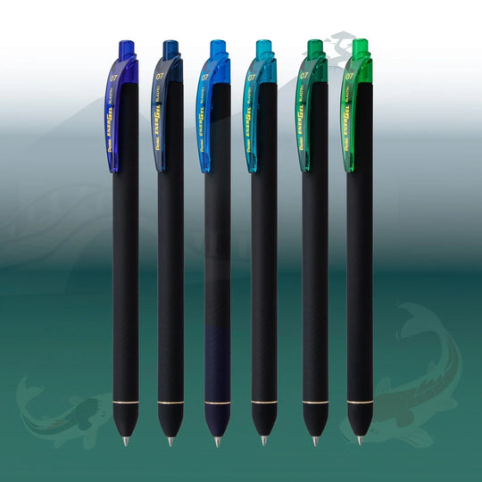 EnerGel Kuro, Shades of Peace, Liquid Gel Pen, 0.7mm, 6 - pk - Pentel of America, Ltd.