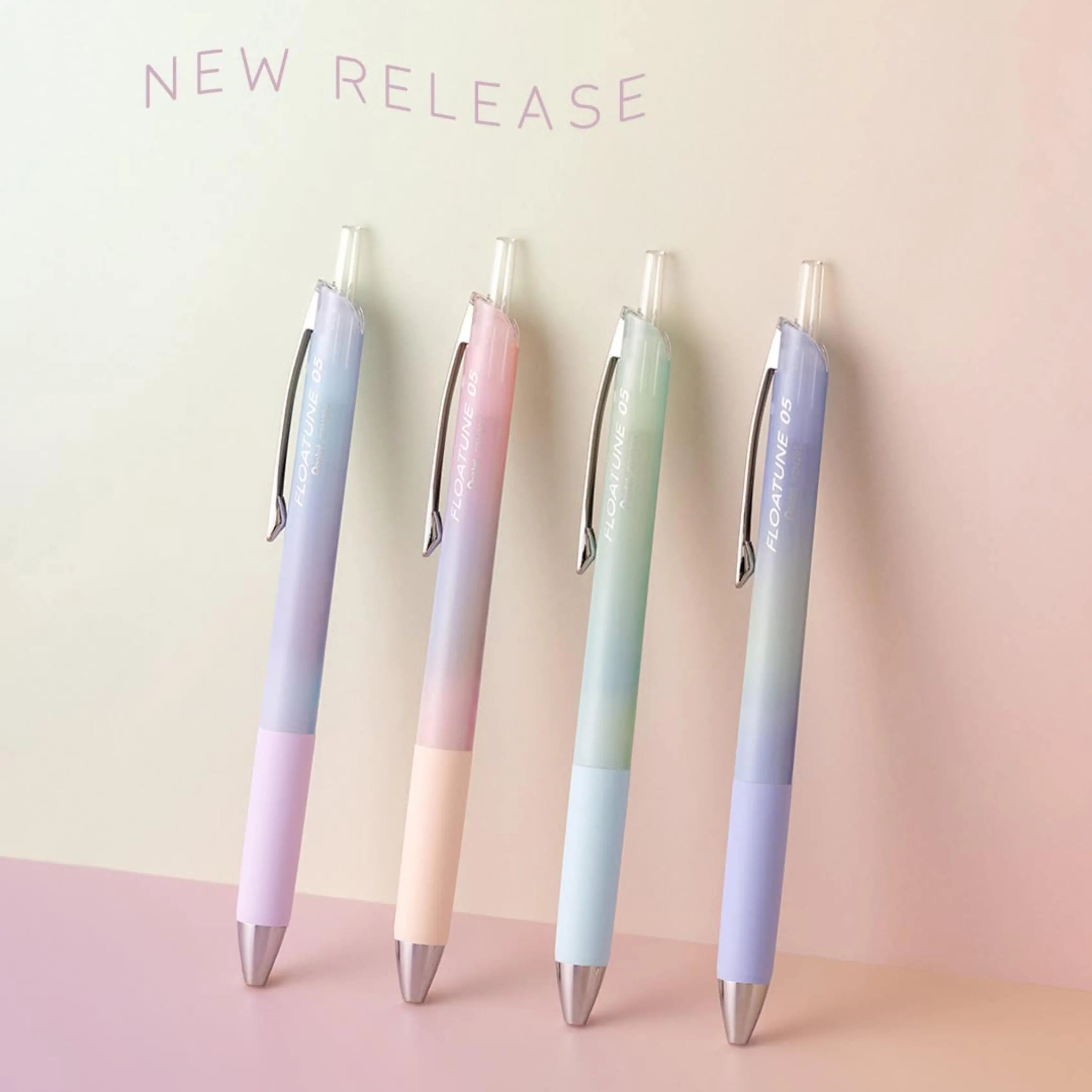 Floatune RT Retractable Rollerball Pen, (0.5mm) Needle Tip, Limited Edition Airy Sets, 3 - Pk - Pentel of America, Ltd.