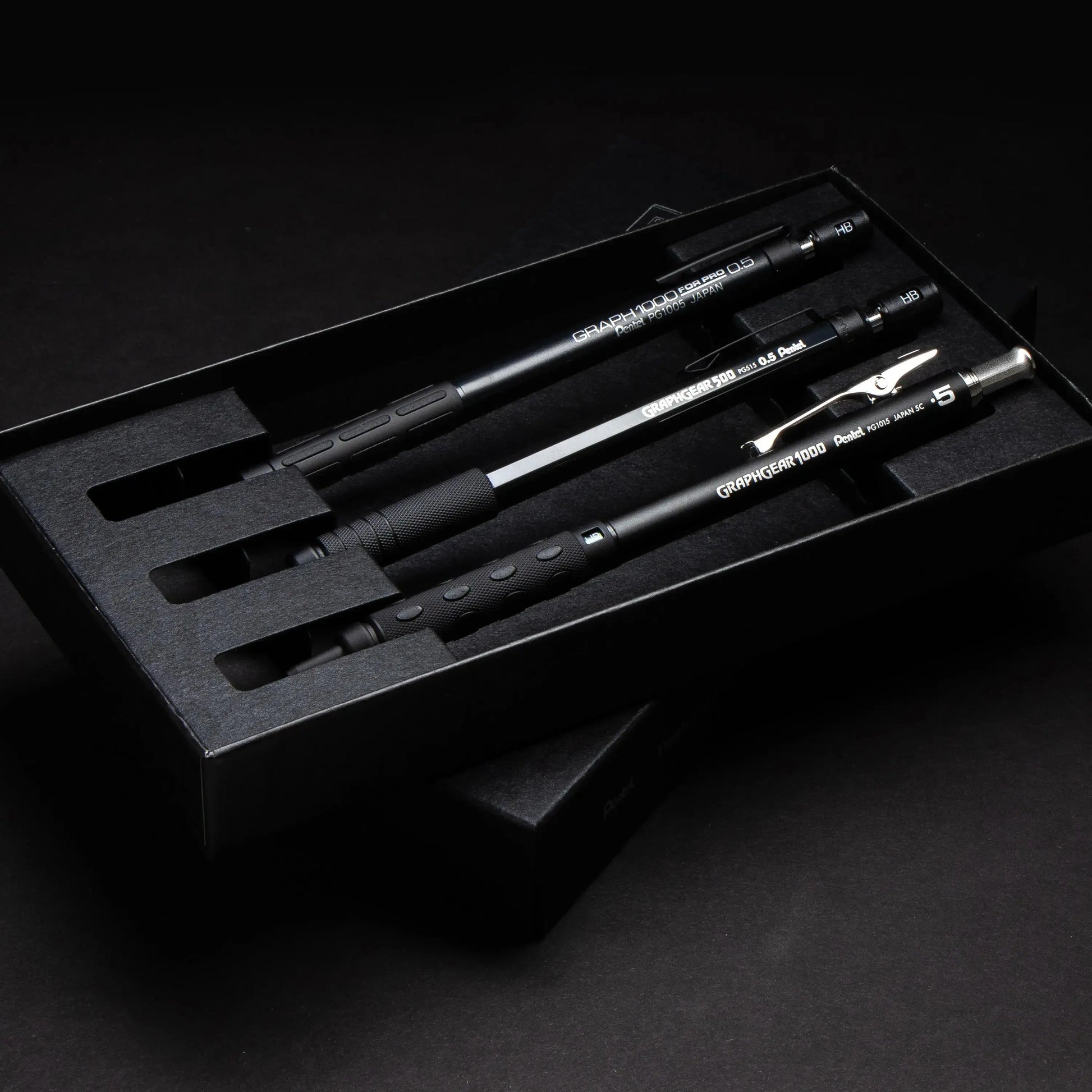 GraphGear/Graph Black Edition, Mechanical Drafting Pencils, Pentel 60th Anniversary Limited Edition Collectors Set - Pentel of America, Ltd.