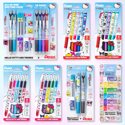 Hello Kitty® and Friends x Pentel Complete Collector's Bundle