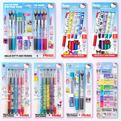 Hello Kitty® and Friends x Pentel Complete Collector's Bundle