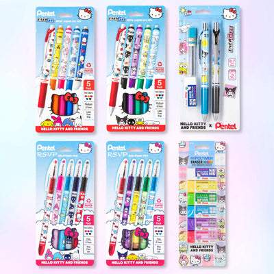 Hello Kitty® and Friends x Pentel Essentials Collector's Bundle