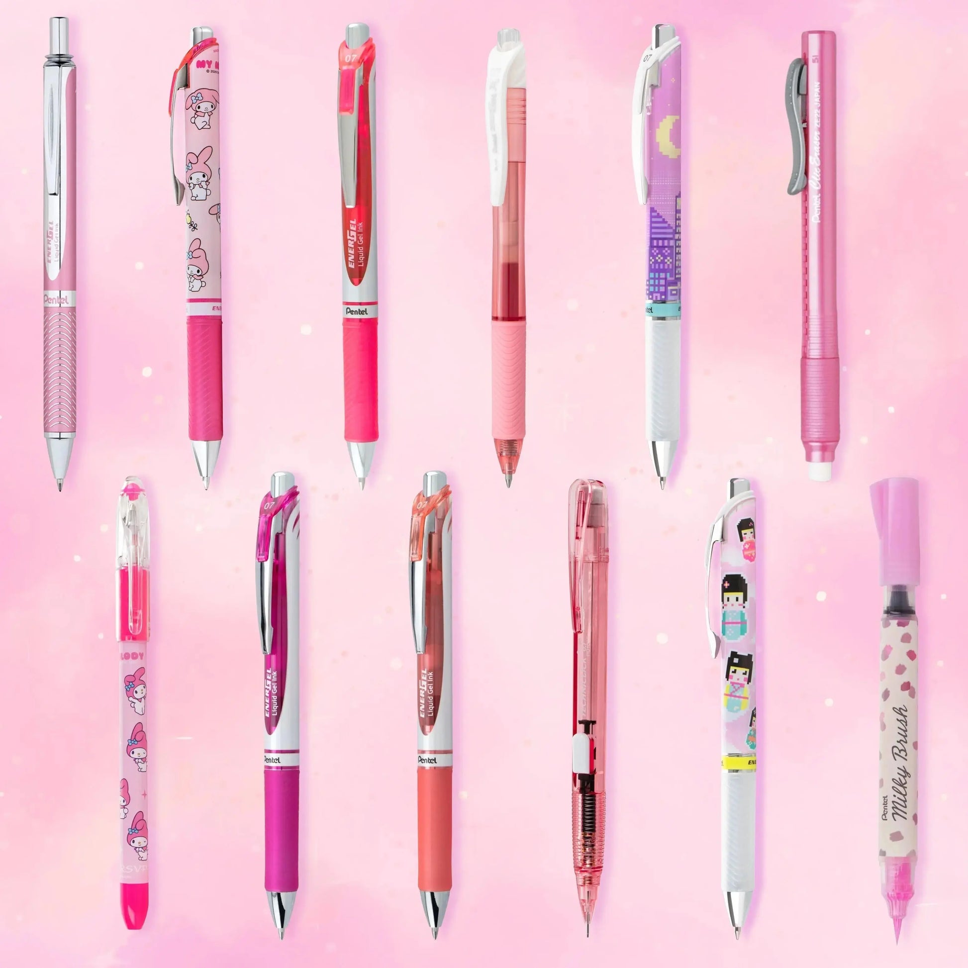 Hello Kitty® and Friends x Pentel Pink Edition Collector's Bundle - Pentel of America, Ltd.