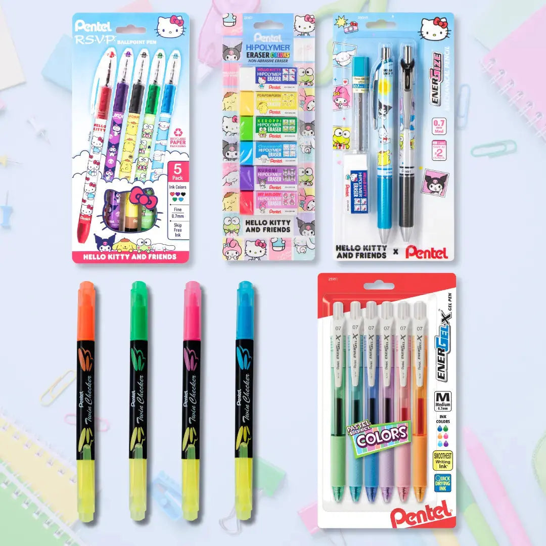 Hello Kitty® and Friends x Pentel Starter BTS Bundle - Pentel of America, Ltd.