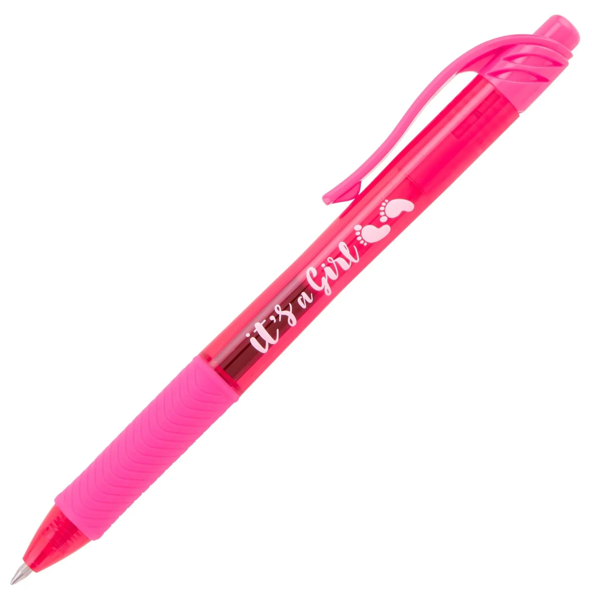 It's a Girl! - EnerGel - X Retractable Gel Pen, 0.7mm, Black Ink - Pentel of America, Ltd.