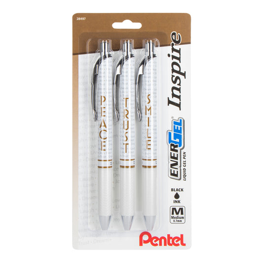 Erasable Rollerball Pens Pilot Frixion Gel Ink Pen Medium 0.7mm Nib Black,  Blue & Red Ink School Blister Pack of 3 Pens 3 Refills 