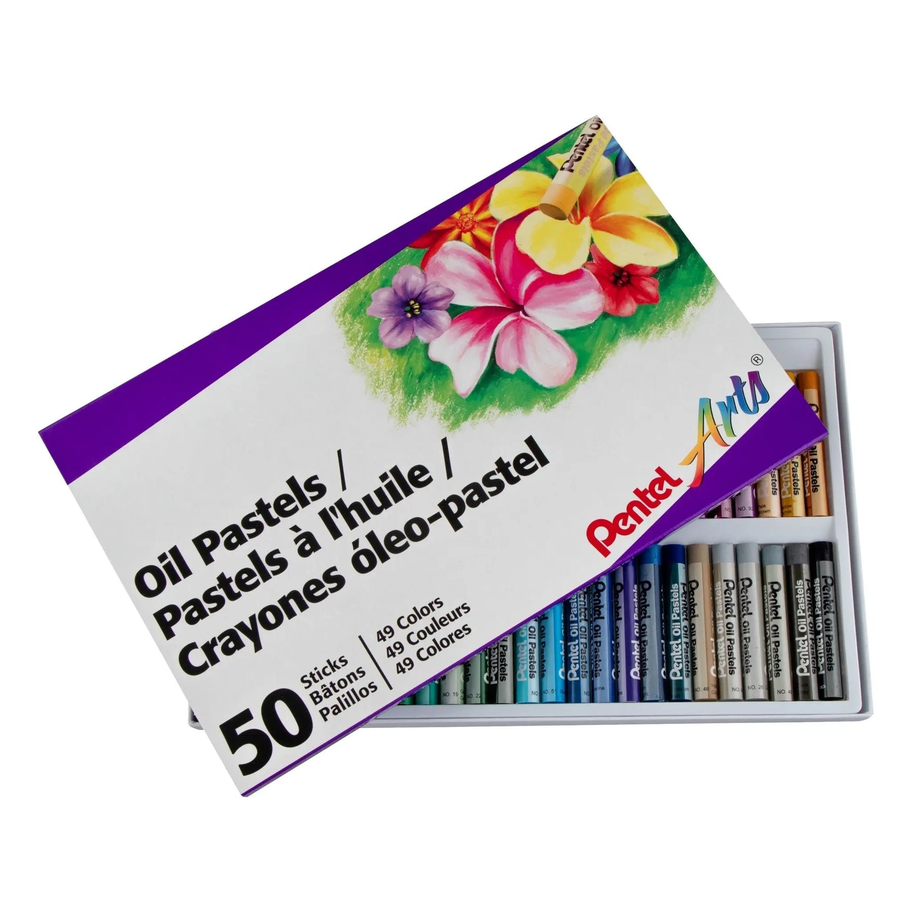 Oil Pastels, Set of 50 - Pentel of America, Ltd.