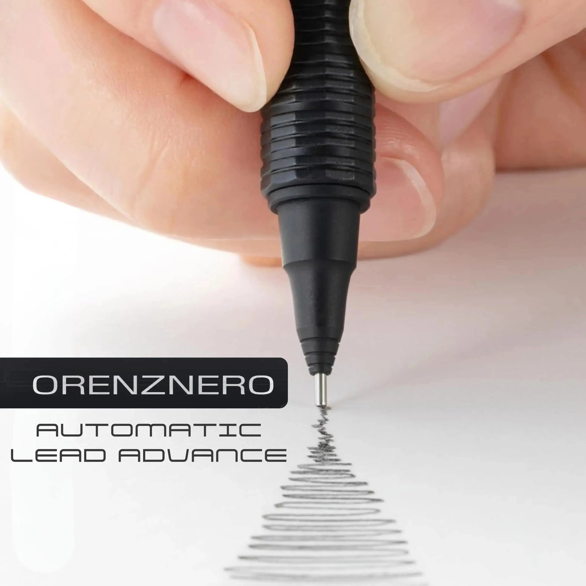 Orenz Nero Mechanical Drafting Pencil, Automatic Lead Advance, Black Barrel  - Pentel of America, Ltd.