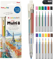 Pentel Art Multi 8 Mechanical Colored Pencil with 12 Color Lead Refills - Pentel of America, Ltd.