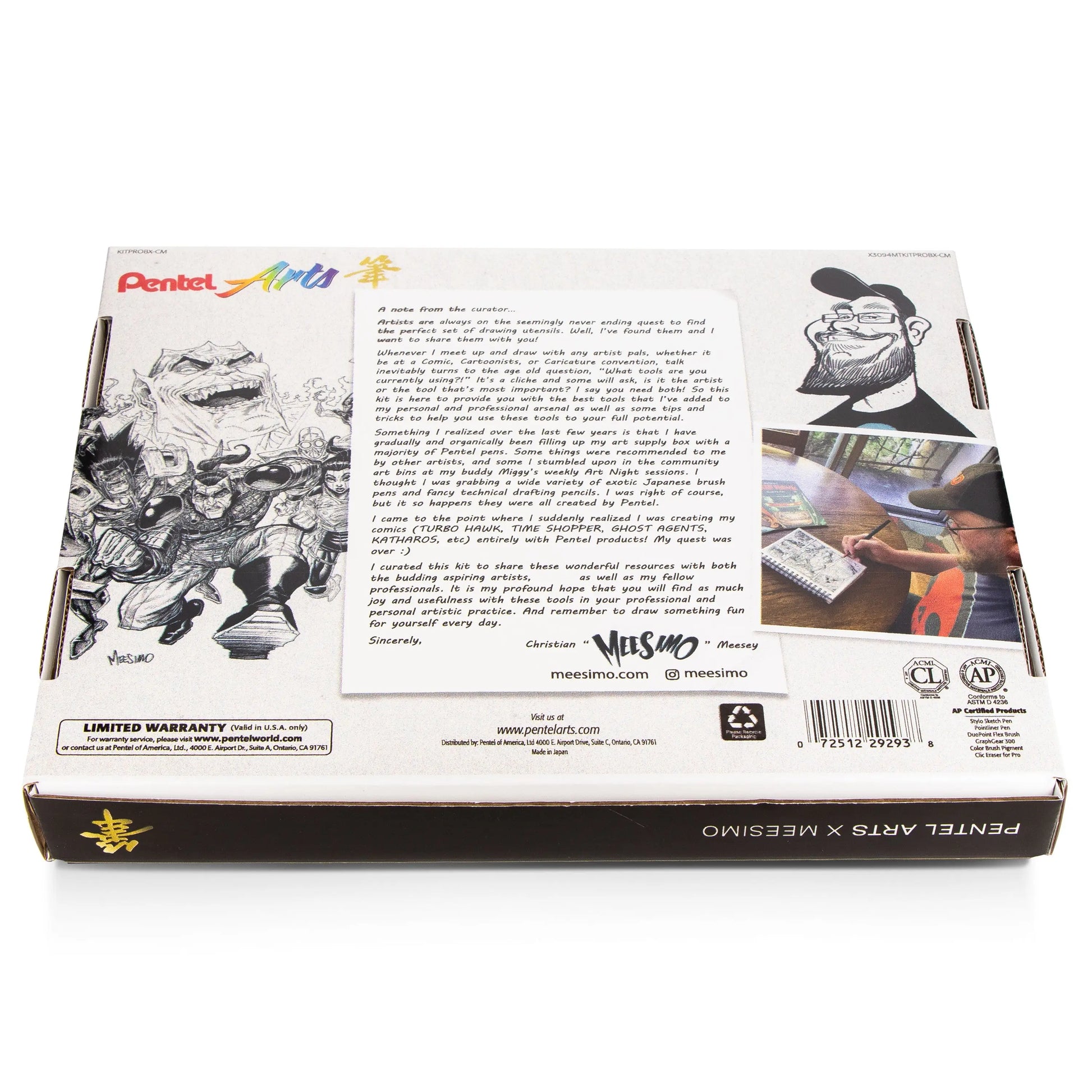 Pentel Arts Comic & Manga Pro Kit - Pentel of America, Ltd.