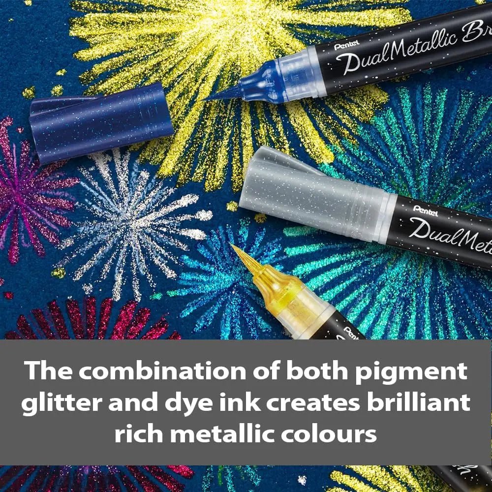 Pentel Arts DualMetallic Brush - Pentel of America, Ltd.