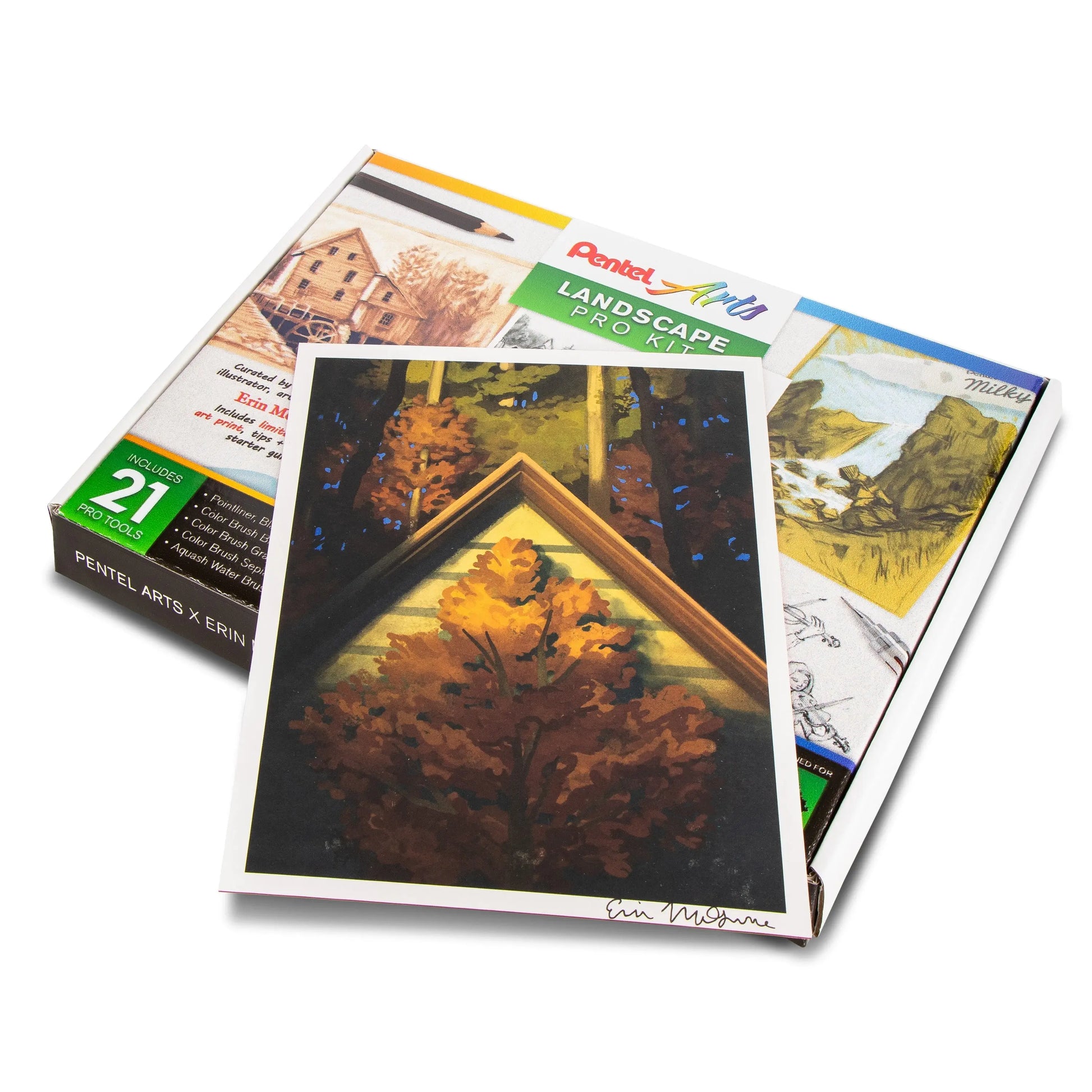 Pentel Arts Landscape & Urban Sketching Pro Kit - Pentel of America, Ltd.