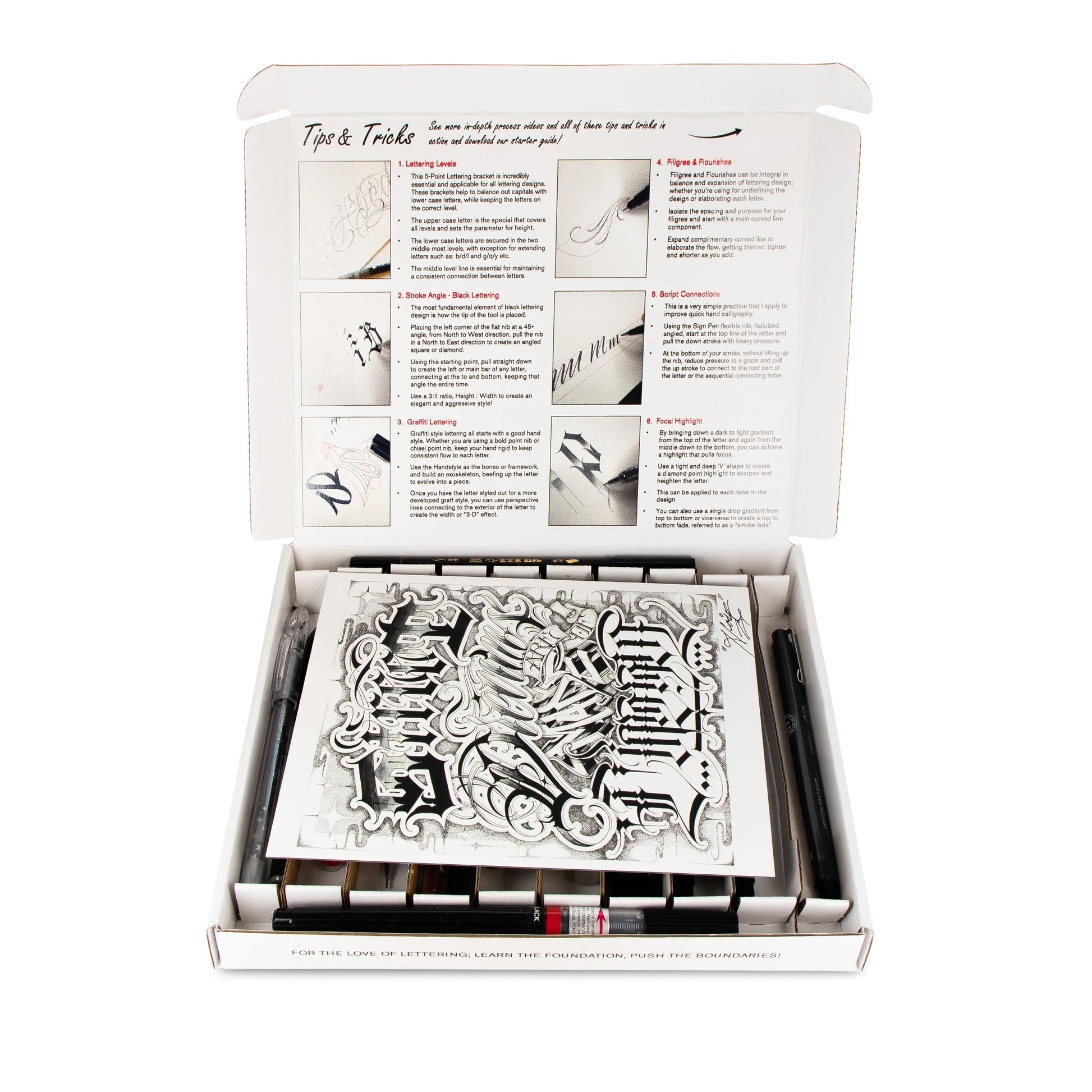 Pentel Arts Lettering & Calligraphy Pro Kit - Pentel of America, Ltd.