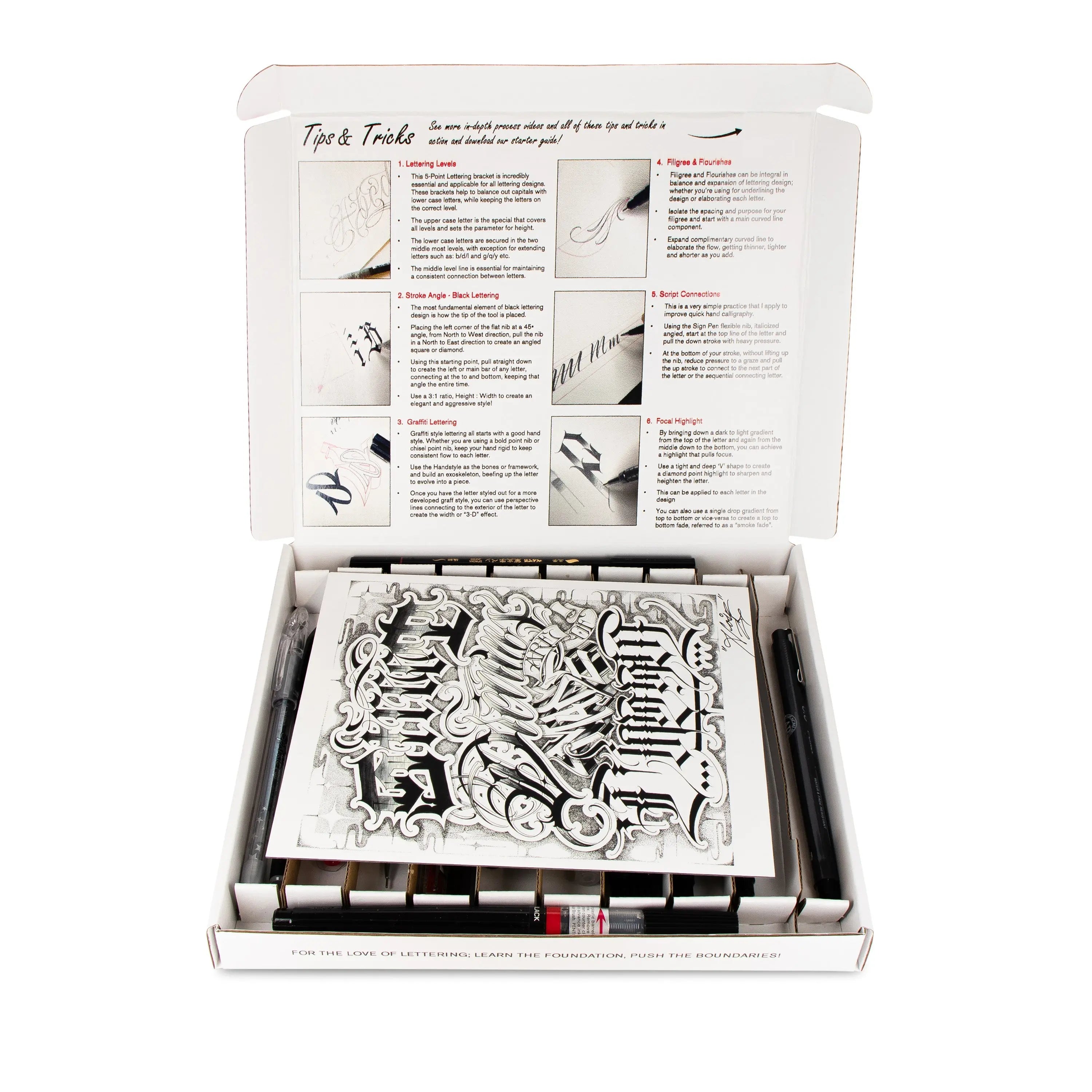 Pentel Arts Lettering & Calligraphy Pro Kit - Pentel of America, Ltd.