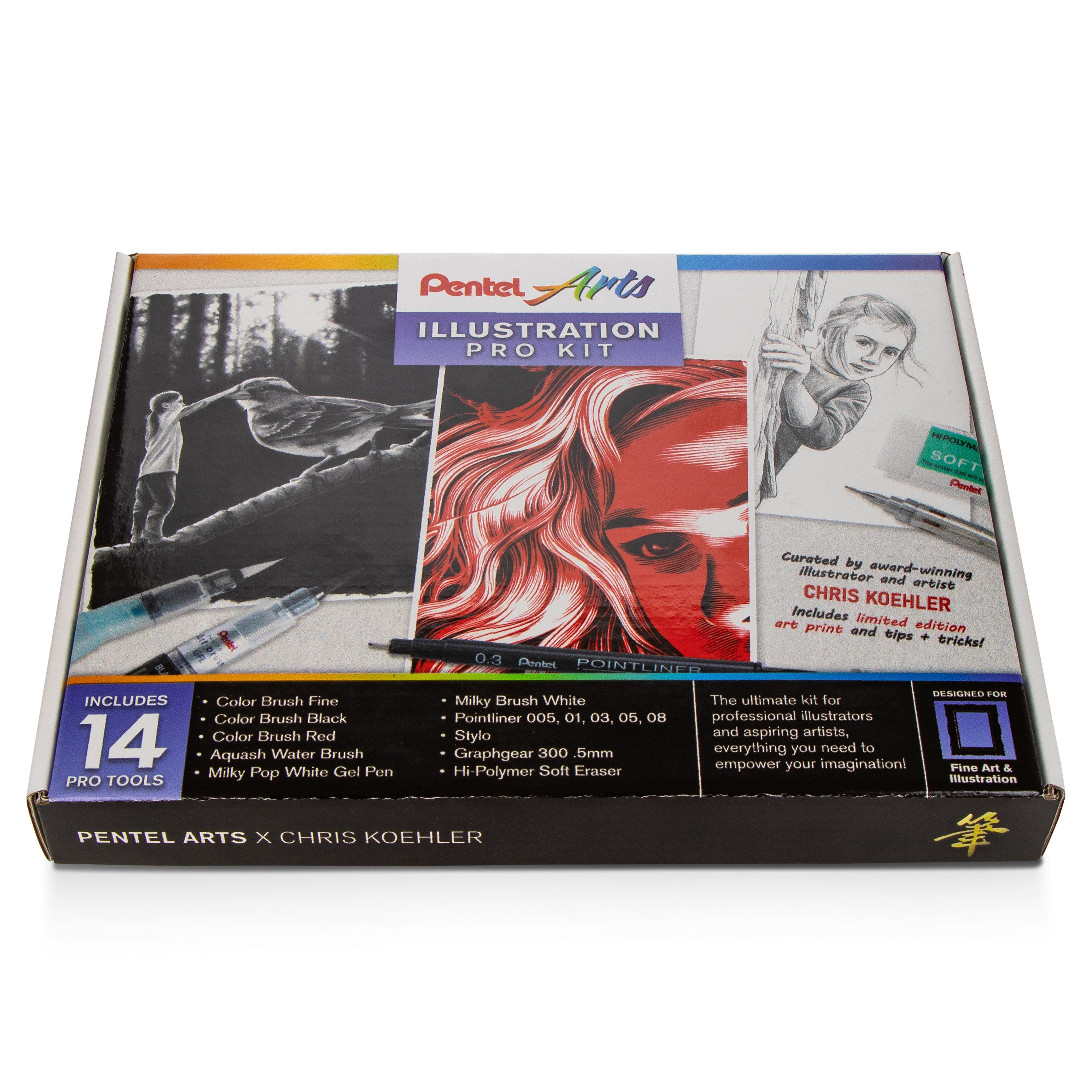 Pentel Arts Systems Illustration Pro Kit - Pentel of America, Ltd.