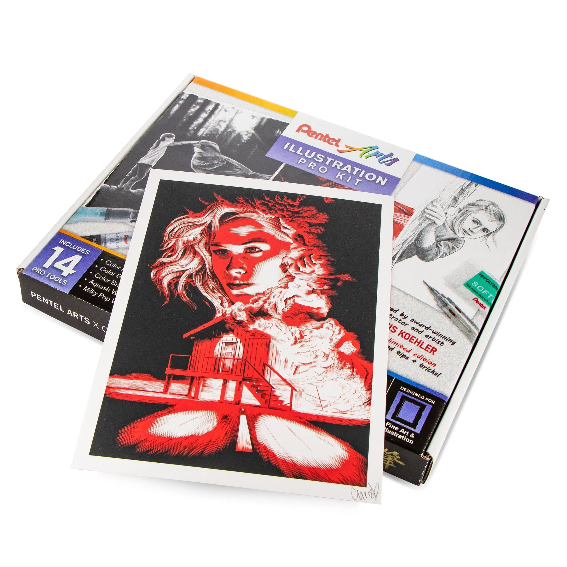 Pentel Arts Systems Illustration Pro Kit - Pentel of America, Ltd.