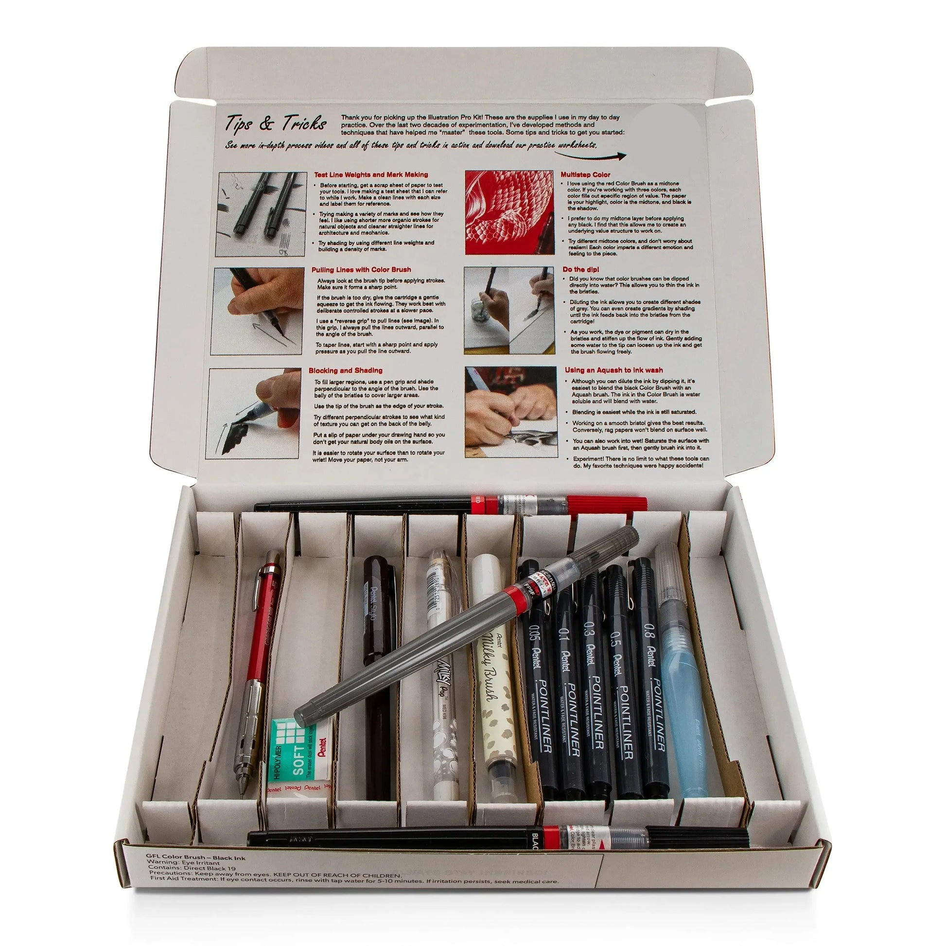 Pentel Arts Systems Illustration Pro Kit - Pentel of America, Ltd.