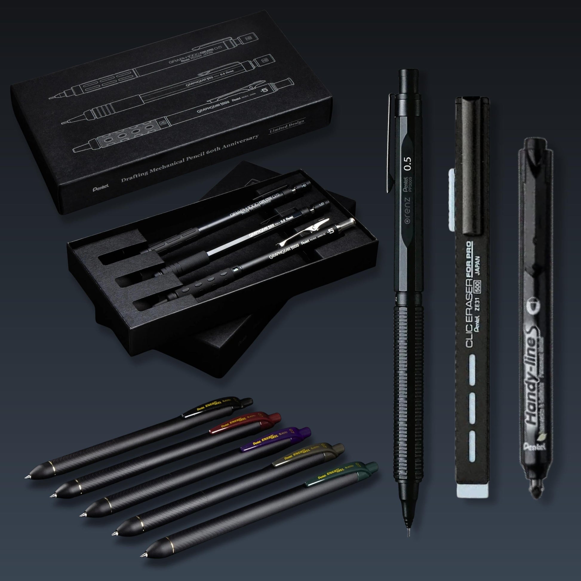 Pentel Black Edition Bundle - Pentel of America, Ltd.