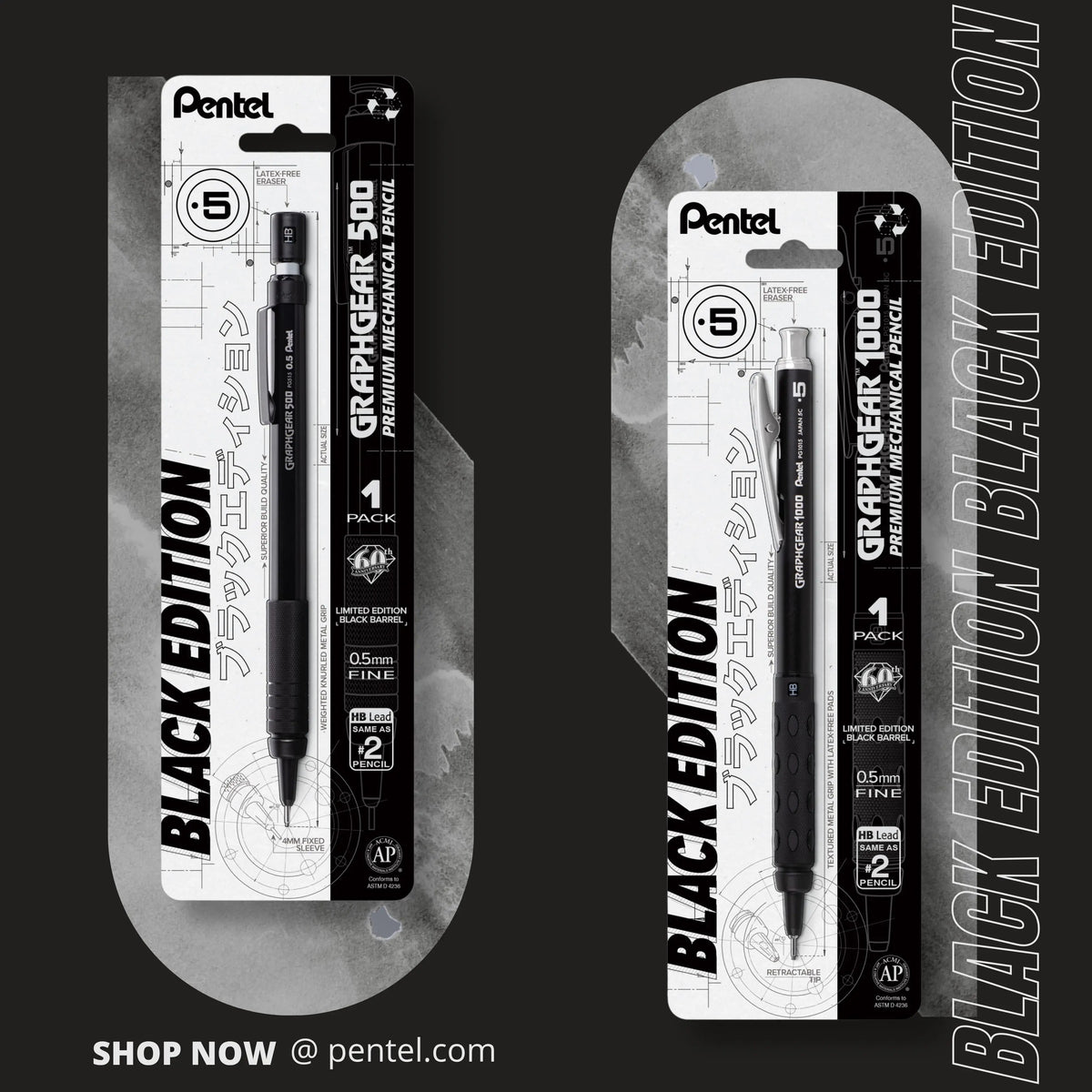 Pentel Black Edition Bundle - Pentel of America, Ltd.