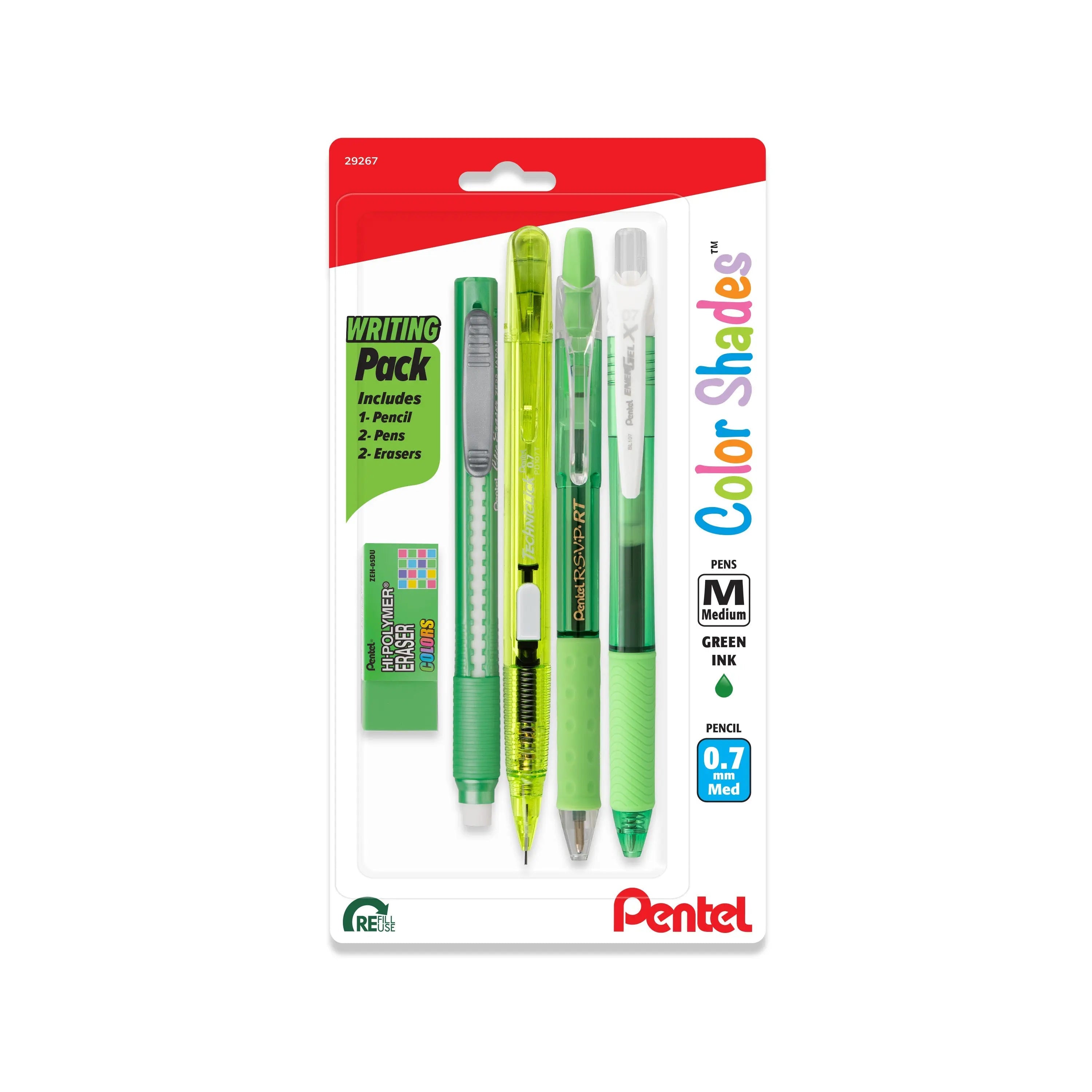 Pentel Color Shades Writing Packs V2 - Pentel of America, Ltd.