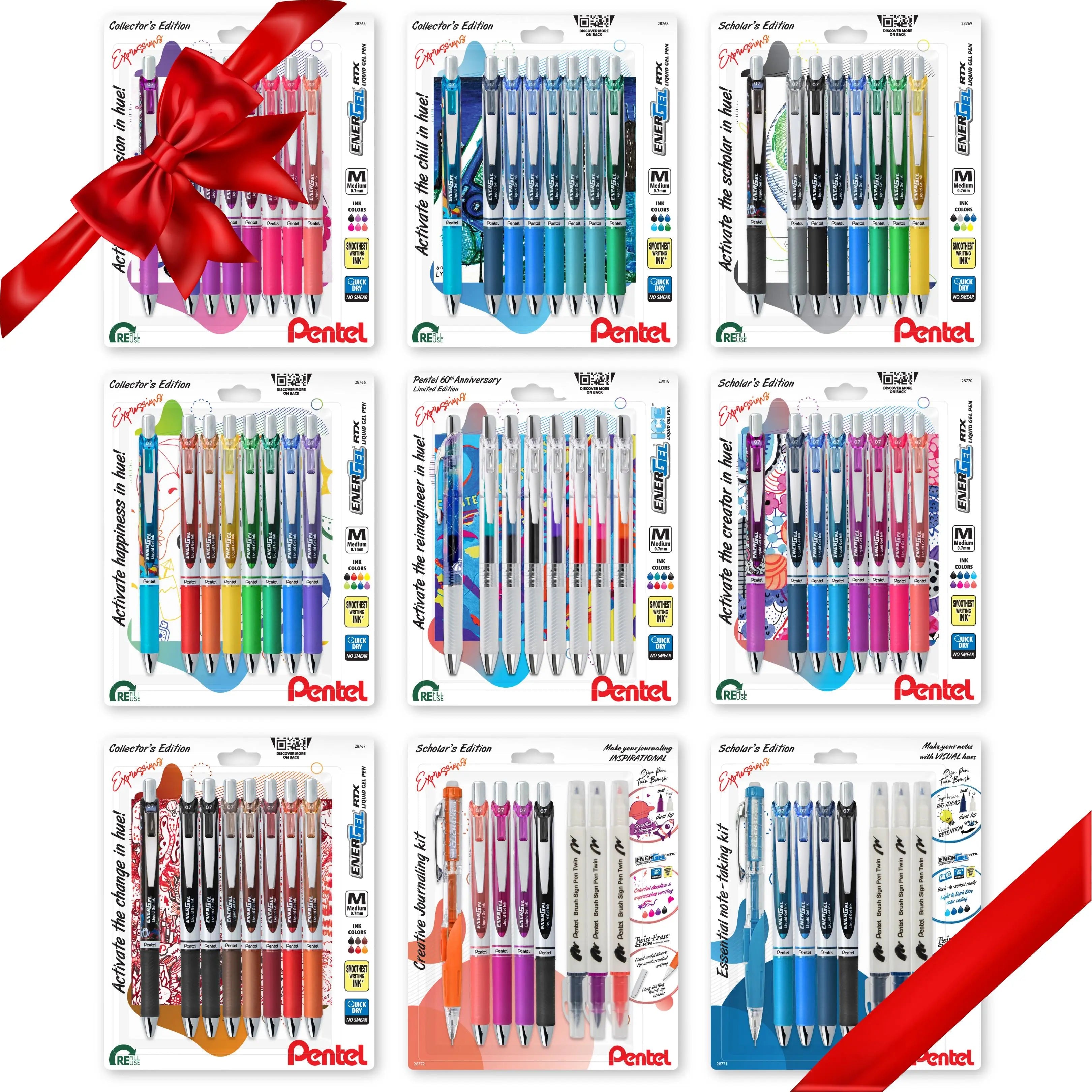 Pentel EnerGel Expressions Collector's Bundle - Set of 9 - Pentel of America, Ltd.