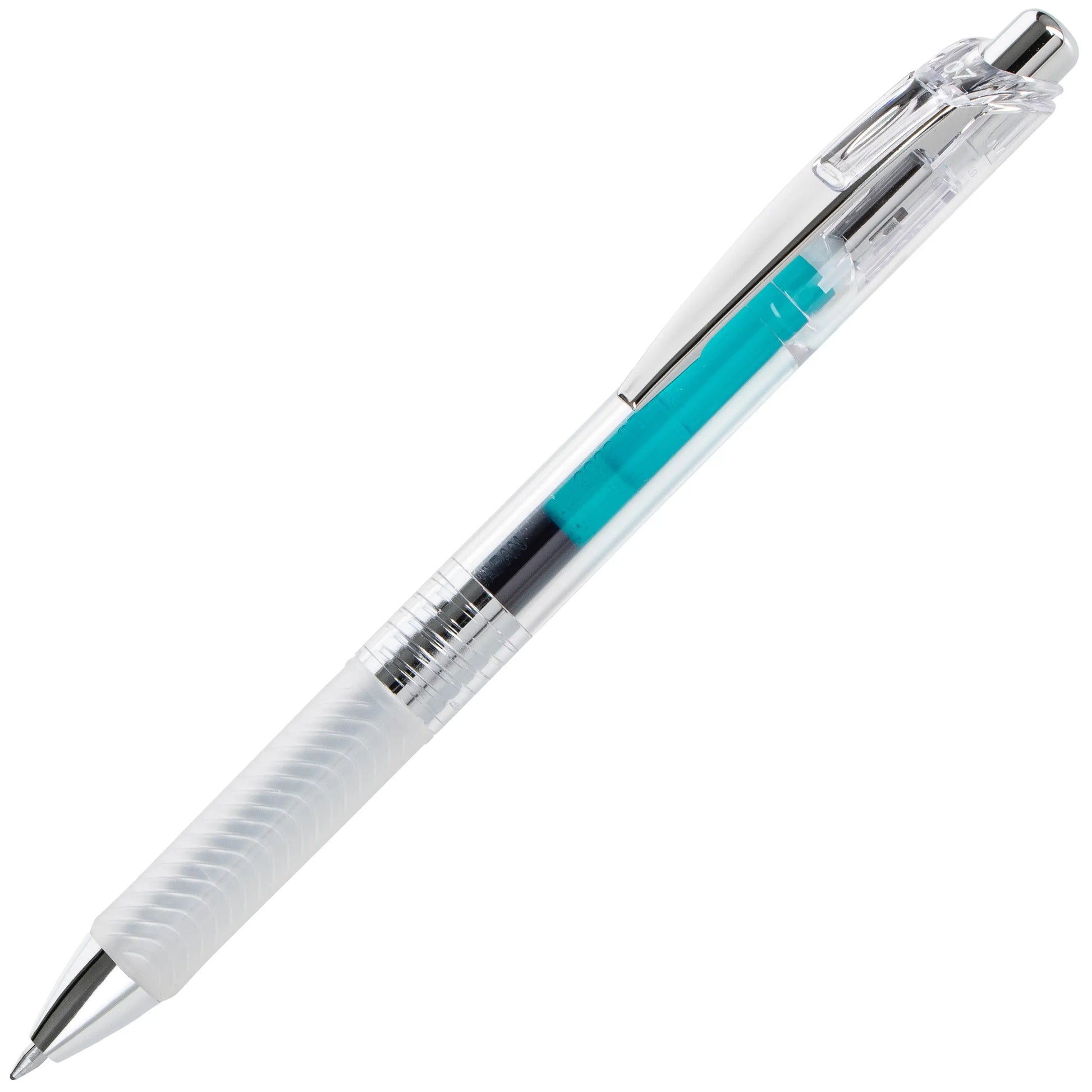 Pentel EnerGel ICE Liquid Gel Pen, (0.7mm), Metal Tip, Medium Line, Transparent Barrel - Pentel of America, Ltd.
