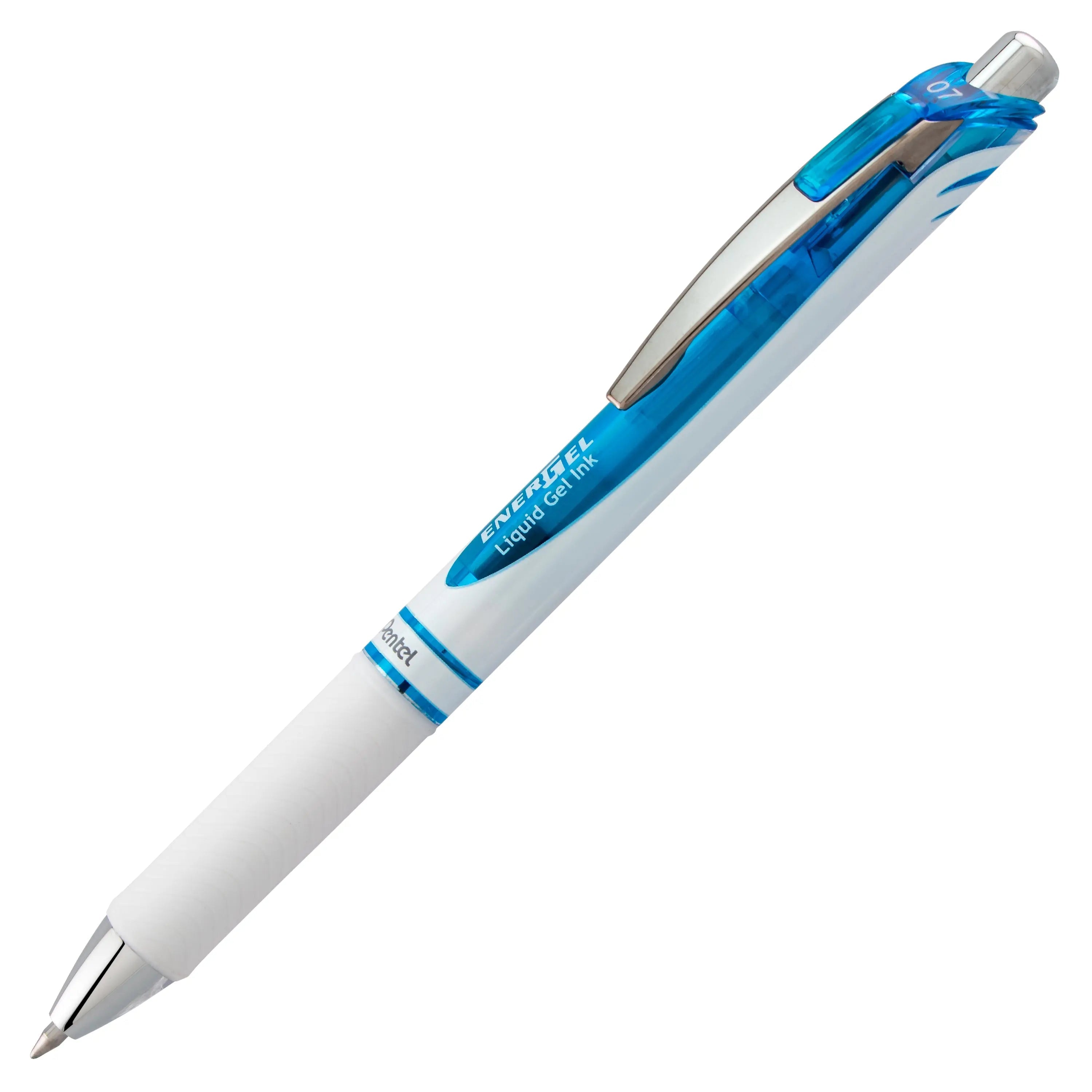 Pentel EnerGel Pearl Retractable Liquid Gel Pen, (0.7mm) Metal Tip, Assorted Ink Colors - Pentel of America, Ltd.