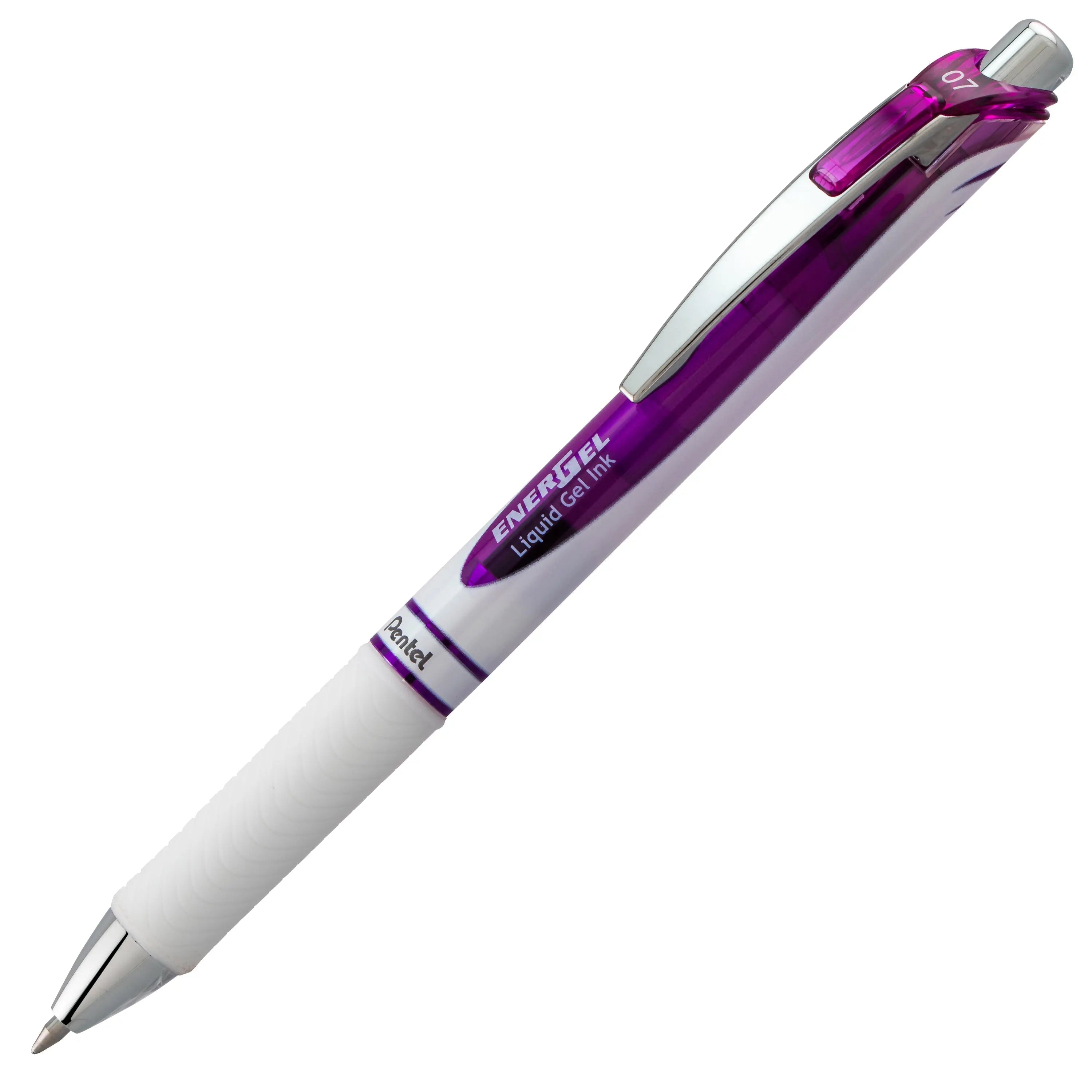 Pentel EnerGel Pearl Retractable Liquid Gel Pen, (0.7mm) Metal Tip, Assorted Ink Colors - Pentel of America, Ltd.