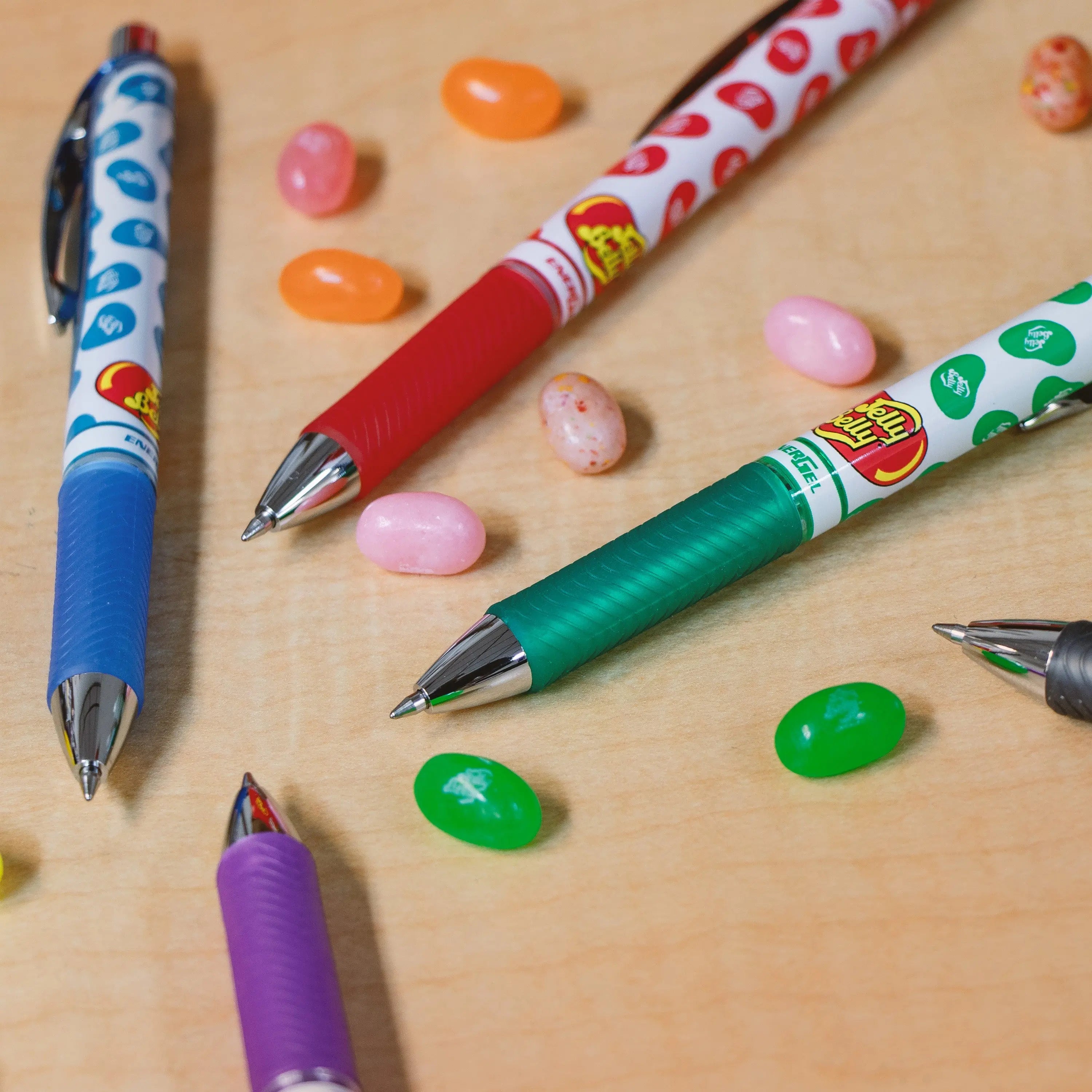 Pentel EnerGel x Jelly Belly (0.7mm) Assorted 5 - Pk Liquid Gel Pens - Pentel of America, Ltd.