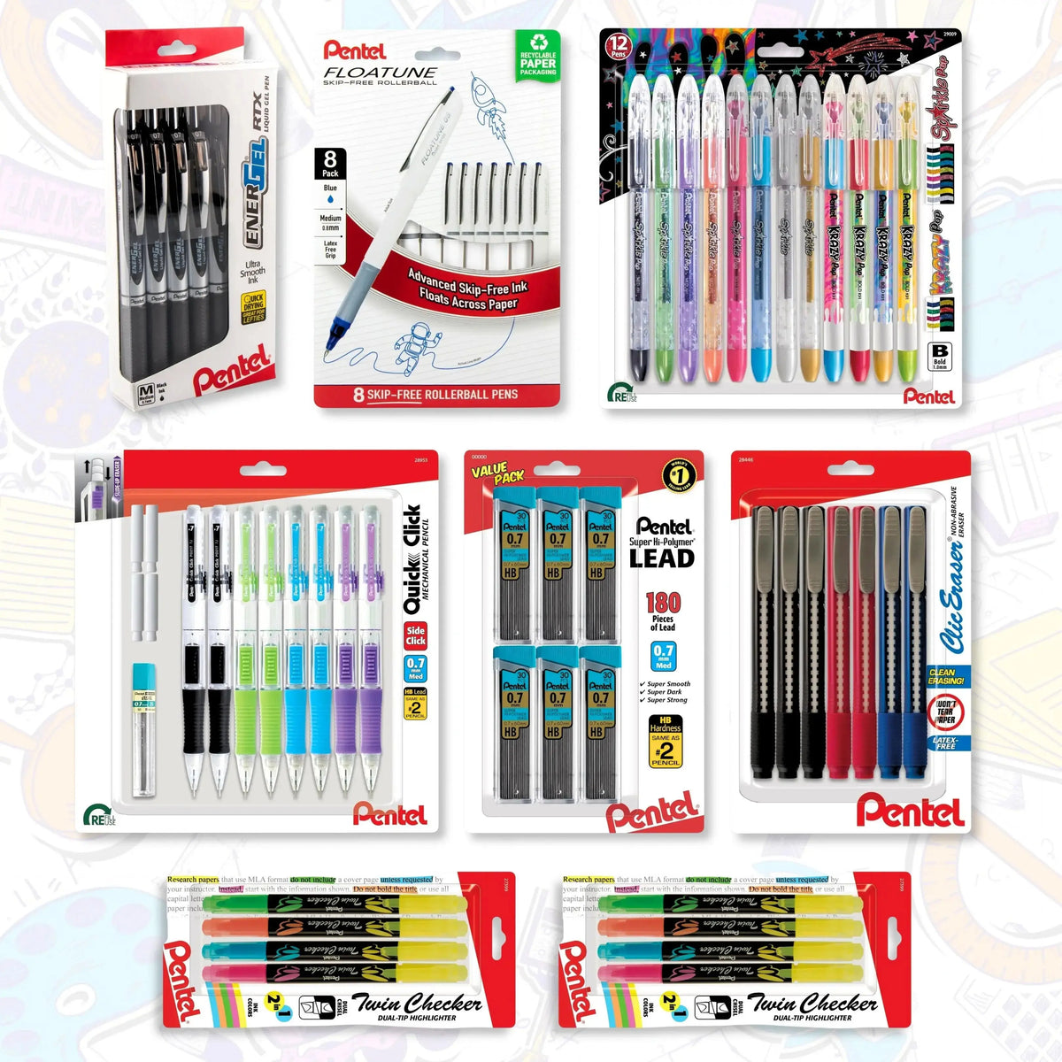 Pentel Family Size School Essentials Bundle 2026 - Pentel of America, Ltd.