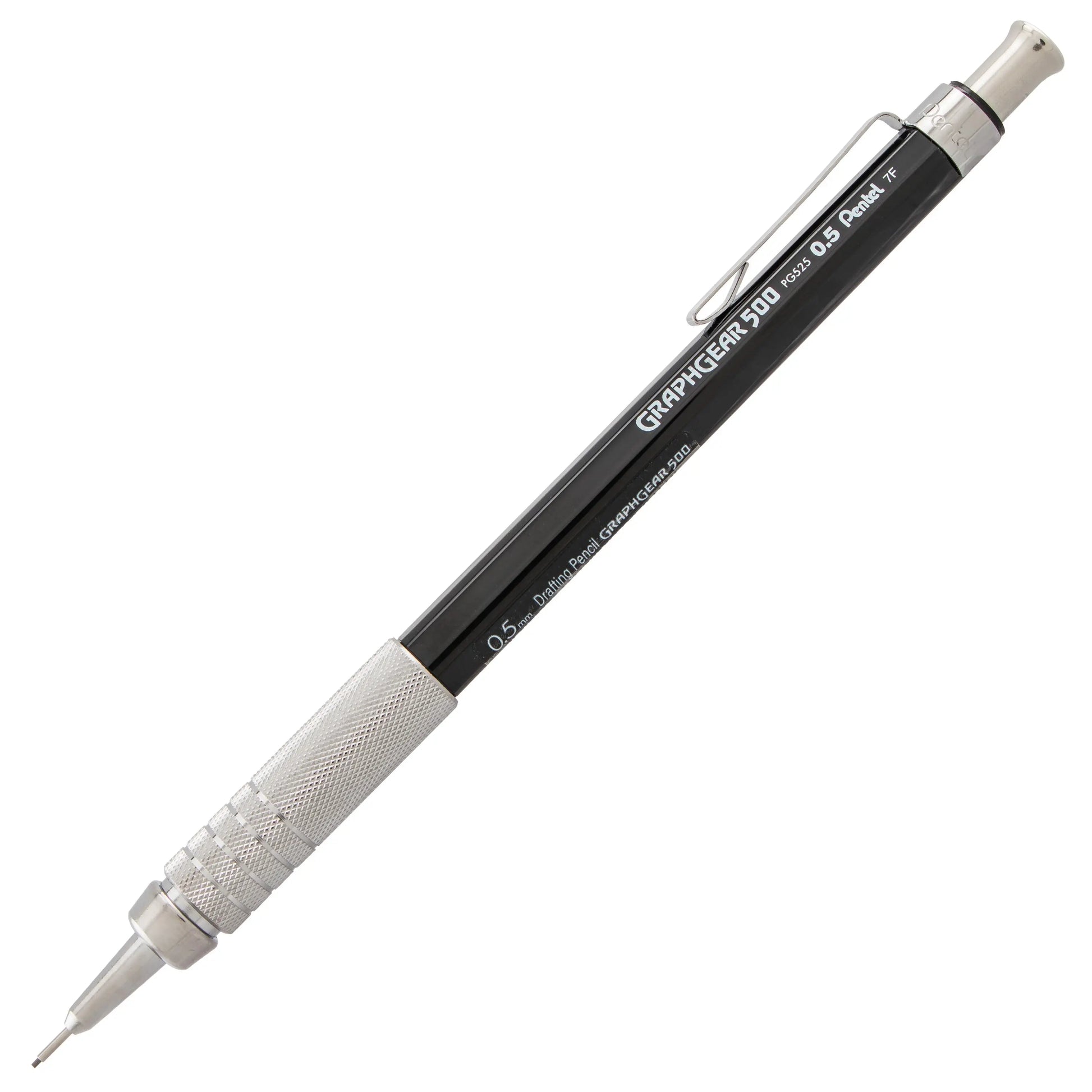 Pentel GraphGear 500 Mechanical Drafting Pencil, (0.5mm), Fine Line, Refill Lead and Mini Eraser (PG525LEBP) - Pentel of America, Ltd.