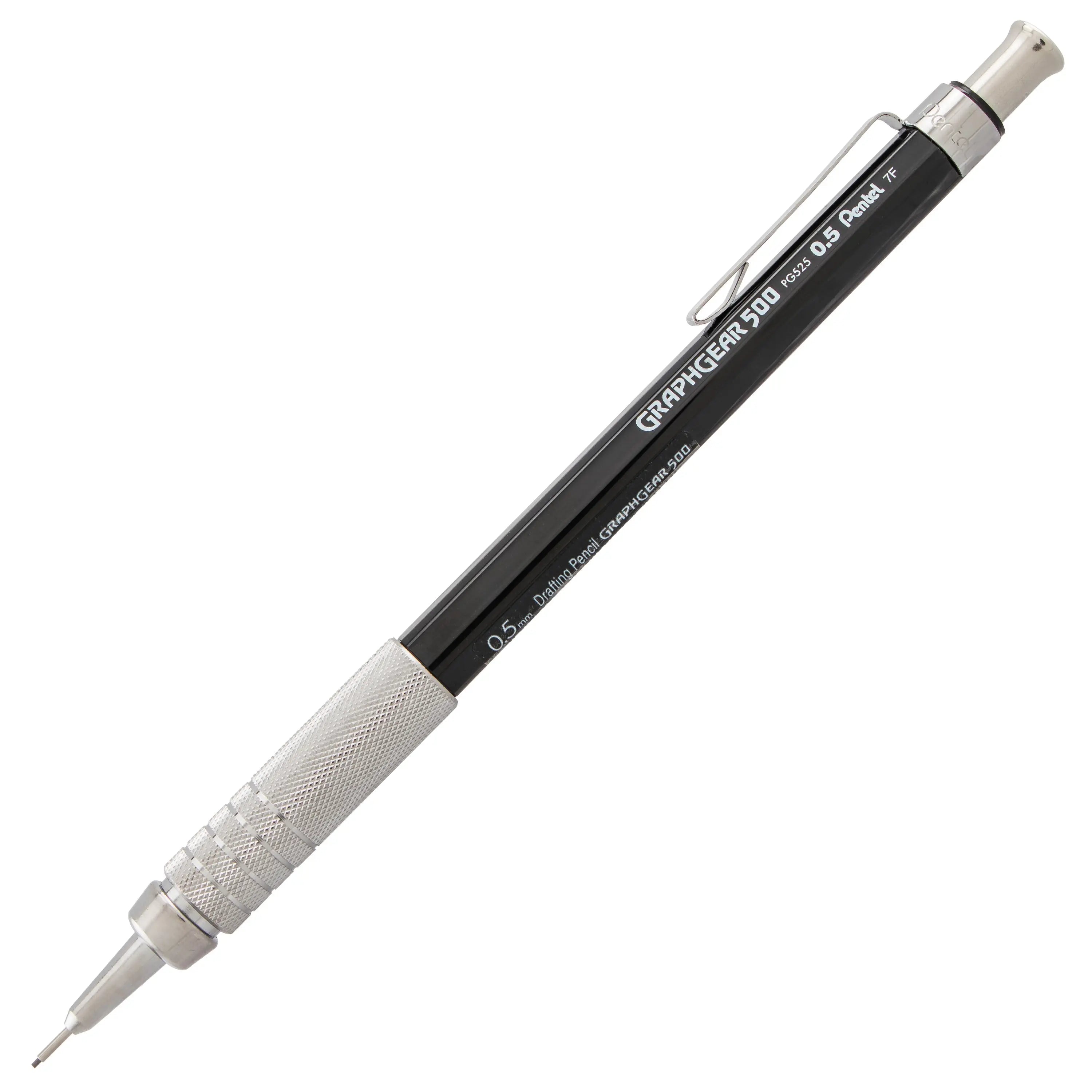 Pentel GraphGear 500 Mechanical Drafting Pencil, (0.5mm), Fine Line, Refill Lead and Mini Eraser (PG525LEBP) - Pentel of America, Ltd.