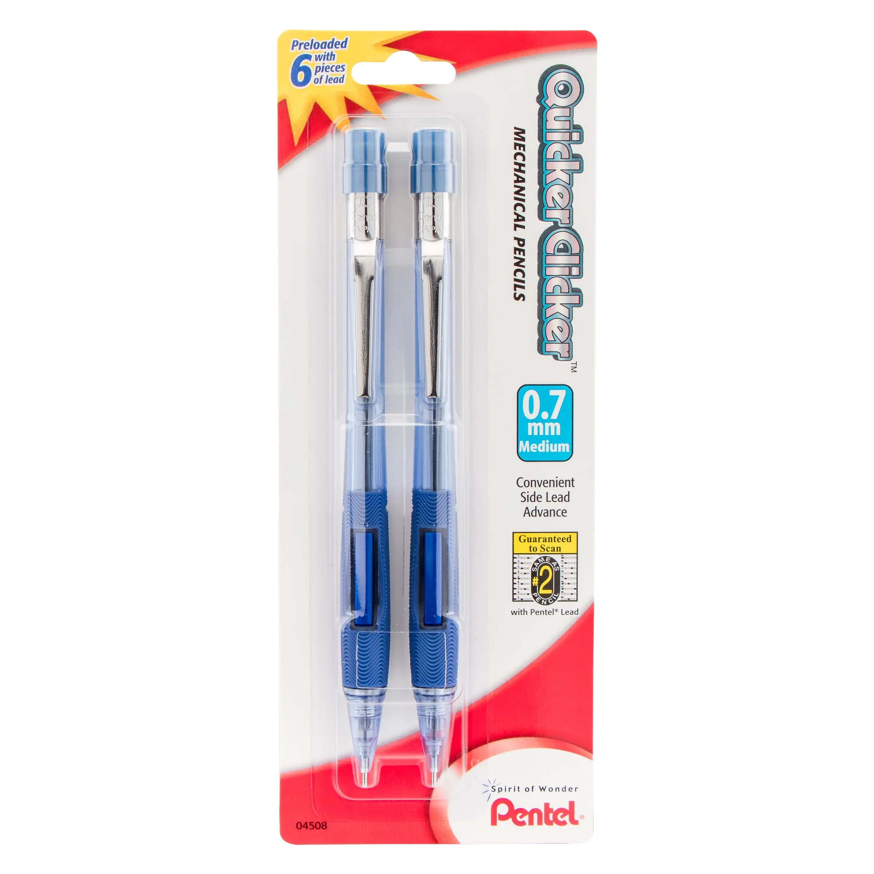Pentel Quicker Clicker Mechanical Pencil, Assorted Packs - Pentel of America, Ltd.