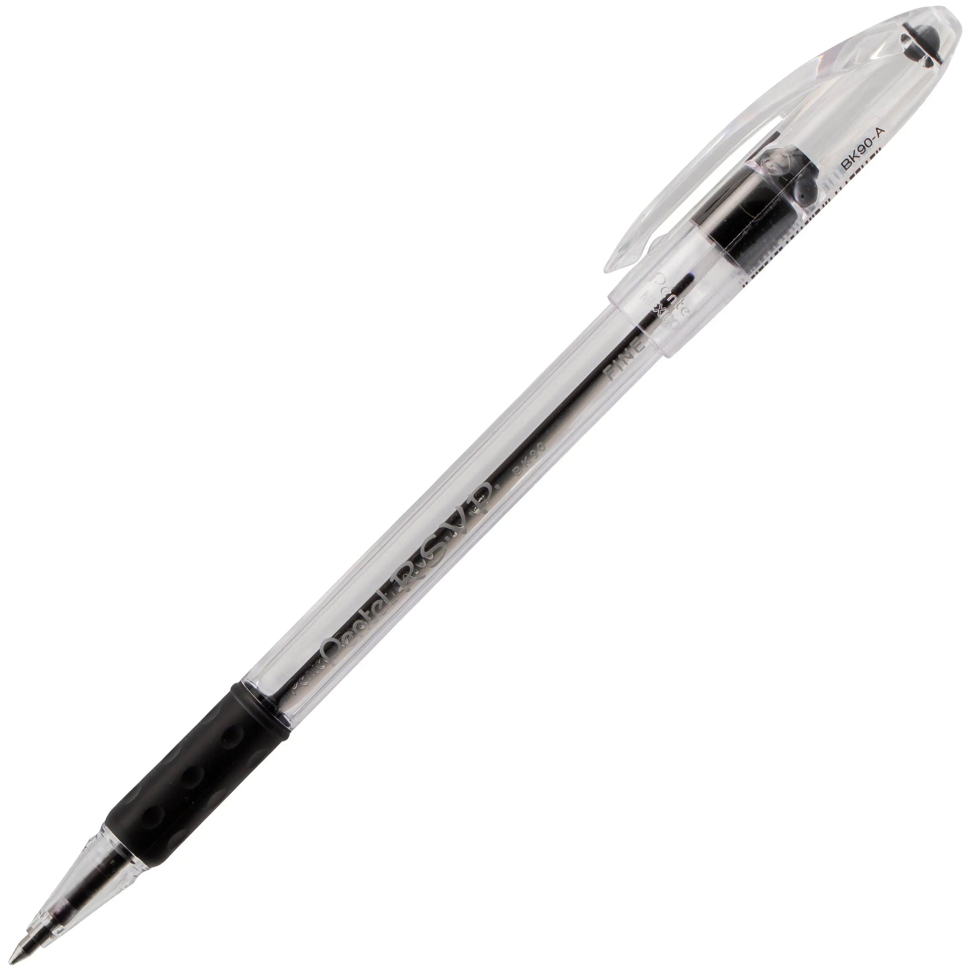 Pentel RSVP Ballpoint Pen, (0.7mm) Fine Line, Black Ink Buy 20, get 4 more FREE - Pentel of America, Ltd.