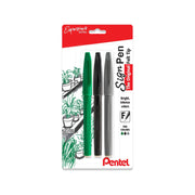 Pentel Sign Pen Fiber - Tipped, Expressions Packs (0.8mm) Assorted Ink 3 - Pks - Pentel of America, Ltd.